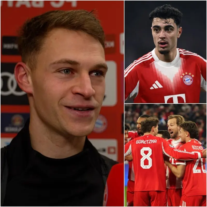 Cover Image for Ein Paukenschlag in der Allianz Arena! Joshua Kimmich überrascht alle, indem er die Bayern-Führung auffordert, diesen legendären Spieler zu verpflichten, um mit ihm im Mittelfeld zu spielen, und erklärt: „Er wird mit mir ein historisches Duo bilden und Aleksandar Pavlović klar übertreffen“ 😱 Alle Details und der Name des Spielers im ersten Kommentar 👇👇