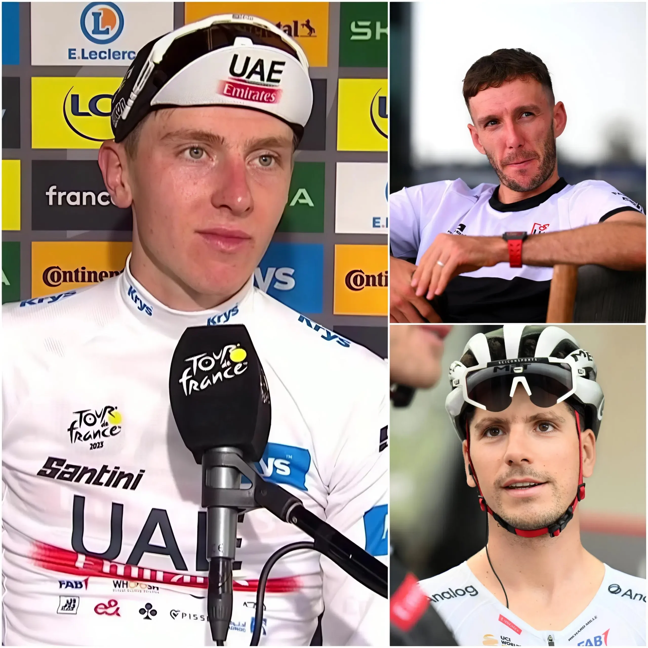Cover Image for “Sono stufo marcio di fare da schiavo alla sua ombra?” – il video trapelato scuote lo spogliatoio UAE Team Emirates