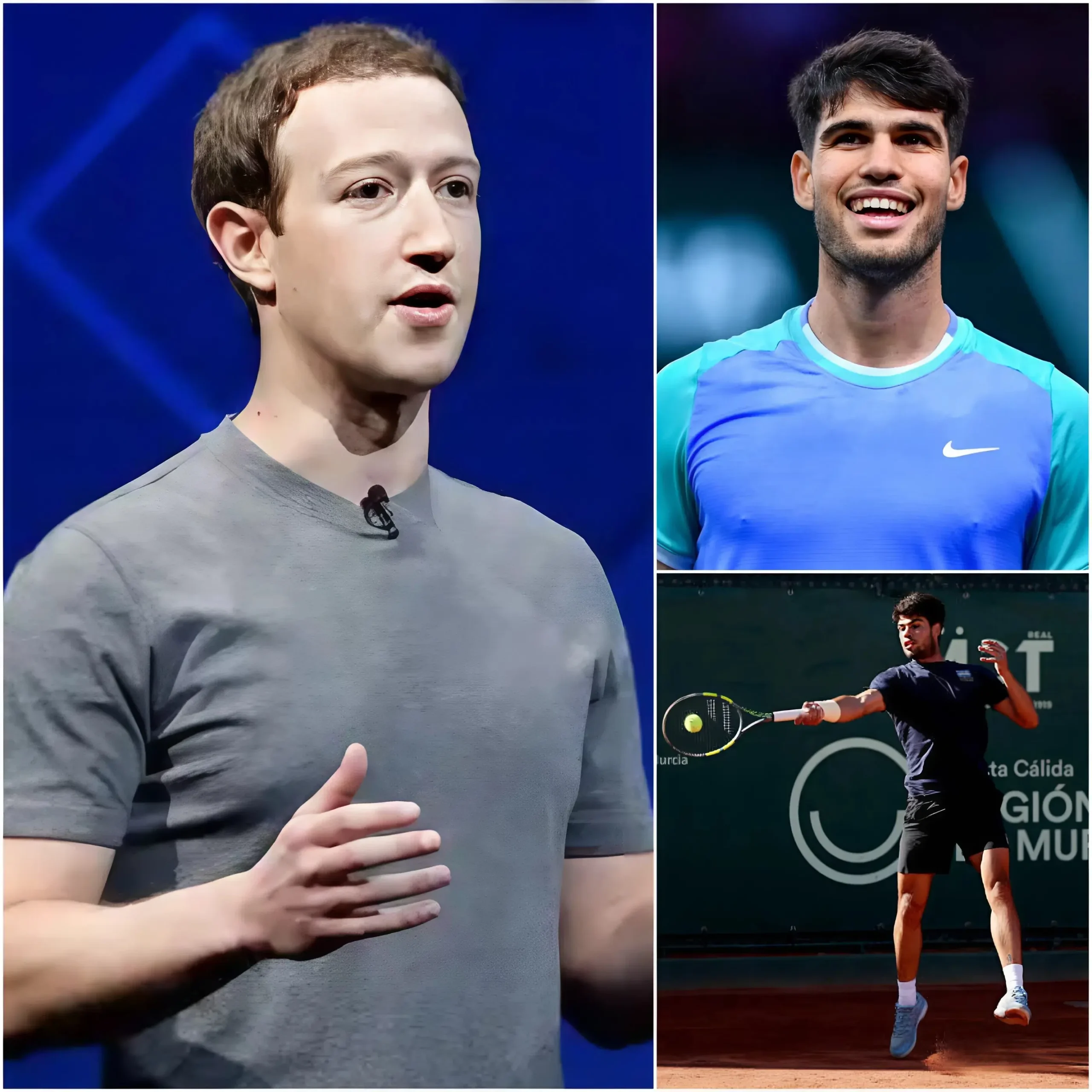 Cover Image for 🚨Hace 12 minutos: Carlos Alcaraz rechazó la oferta de 45 millones de dólares de Mark Zuckerberg para usar el dinero en ayudar a quienes más lo necesitan y apoyar el crecimiento de España.