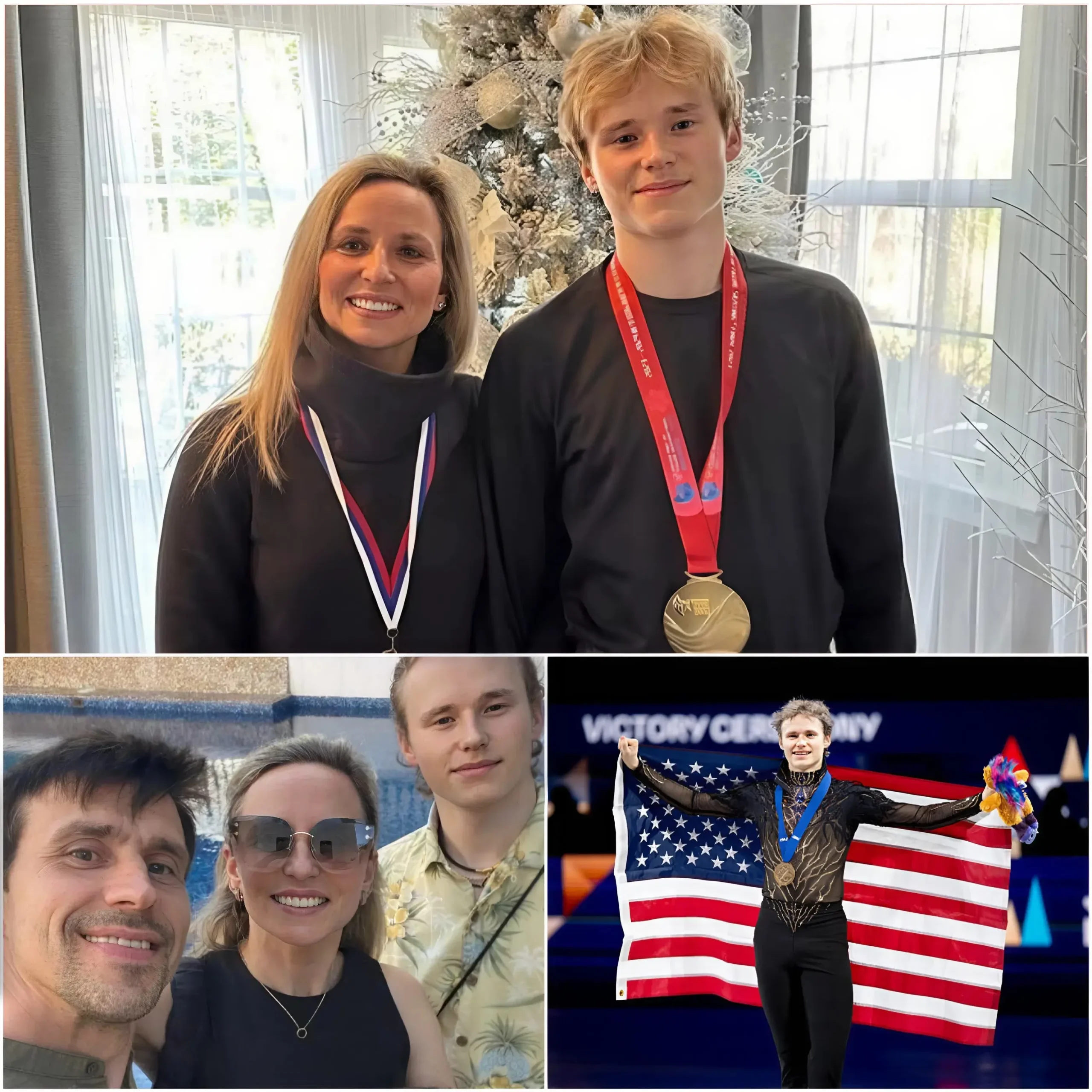 Cover Image for 🏆 5 MINUTES AGO: “Thank you for trusting my son” — Ilia Malinin’s mother burst into tears revealing the secret behind his historic 2026 World Figure Skating Championship victory, sharing how he transformed immense mental pressure into a record-breaking, emotional free skate with five quads and a reverse jump, winning hearts worldwide.