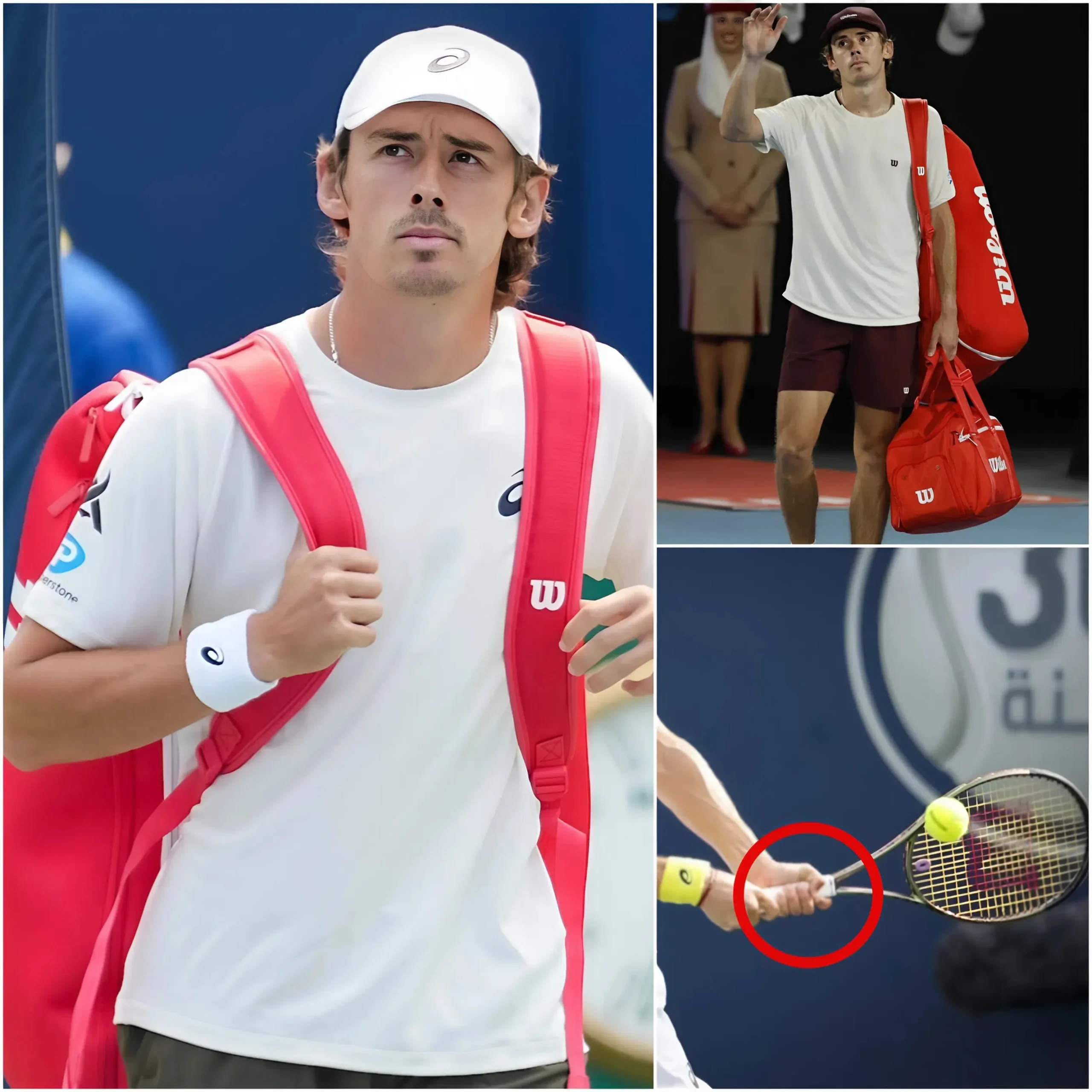 Cover Image for 🚨 SHOCKING: “DON’T EVEN THINK ABOUT TOUCHING MY RACKET BAG!” — Alex de Minaur sparks Monte-Carlo buzz after hiding an “unbranded” racket, fueling rumors of high-tech gear and calls for ATP investigation 👇👇