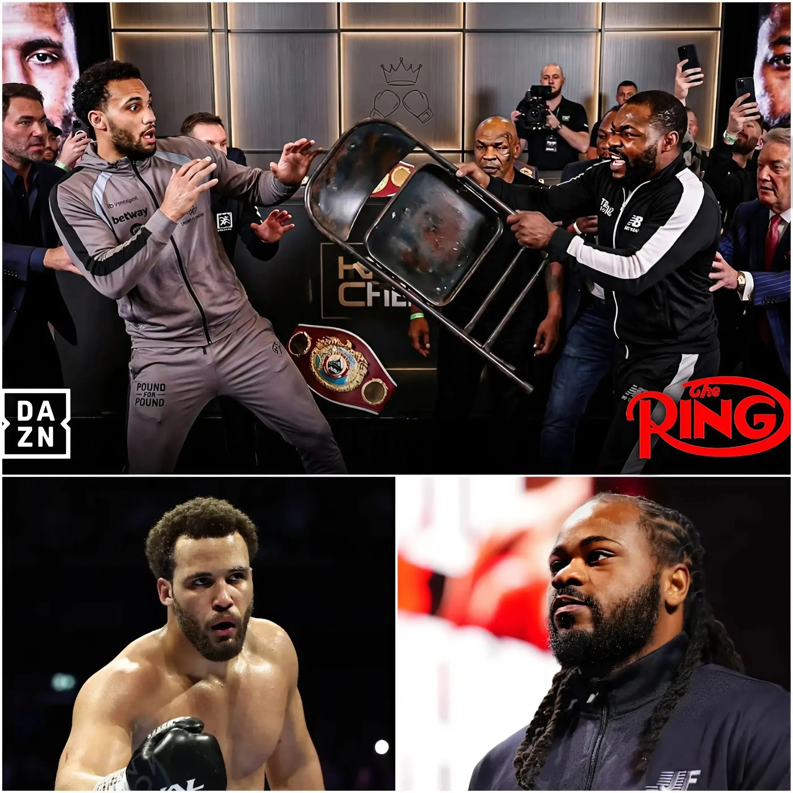 Cover Image for 🚨 “1 MINUTE AGO!” Jermaine Franklin EXPLODED and THROWN A CHAIR at Moses Itauma during a tense press conference. The shocking moment of violence shocked the entire global boxing community 😱🔥