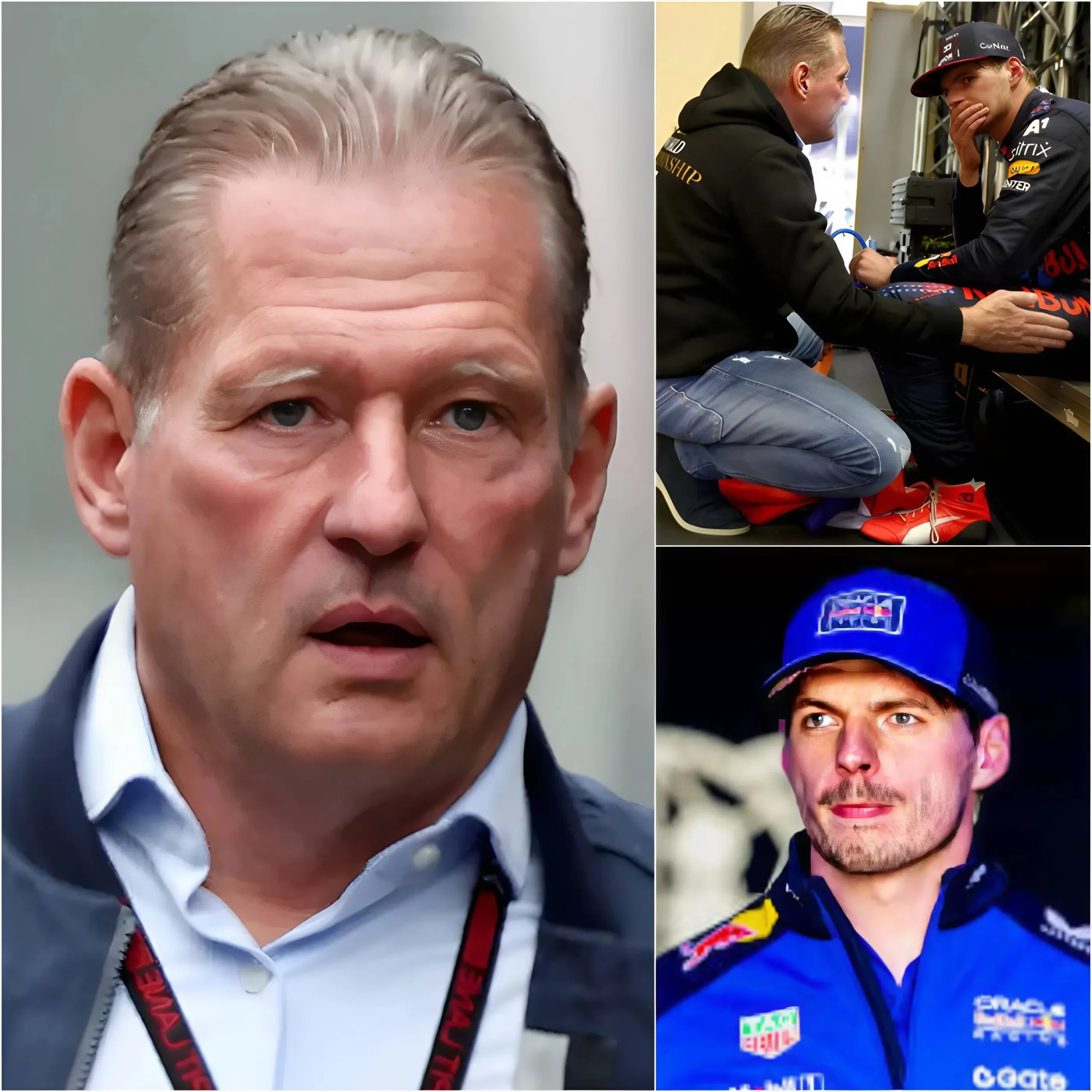 Cover Image for 💔“I BEG YOU, PLEASE LEAVE MY SON ALONE” Jos Verstappen unexpectedly spoke out after the injustices and criticisms his son, Max Verstappen, had endured recently. No one could have imagined that behind the fame of a legend lay such a heartbreaking and tragic family story. But what shocked fans even more was Charlie’s revelation shortly afterward — a long-hidden truth, never before shared…
