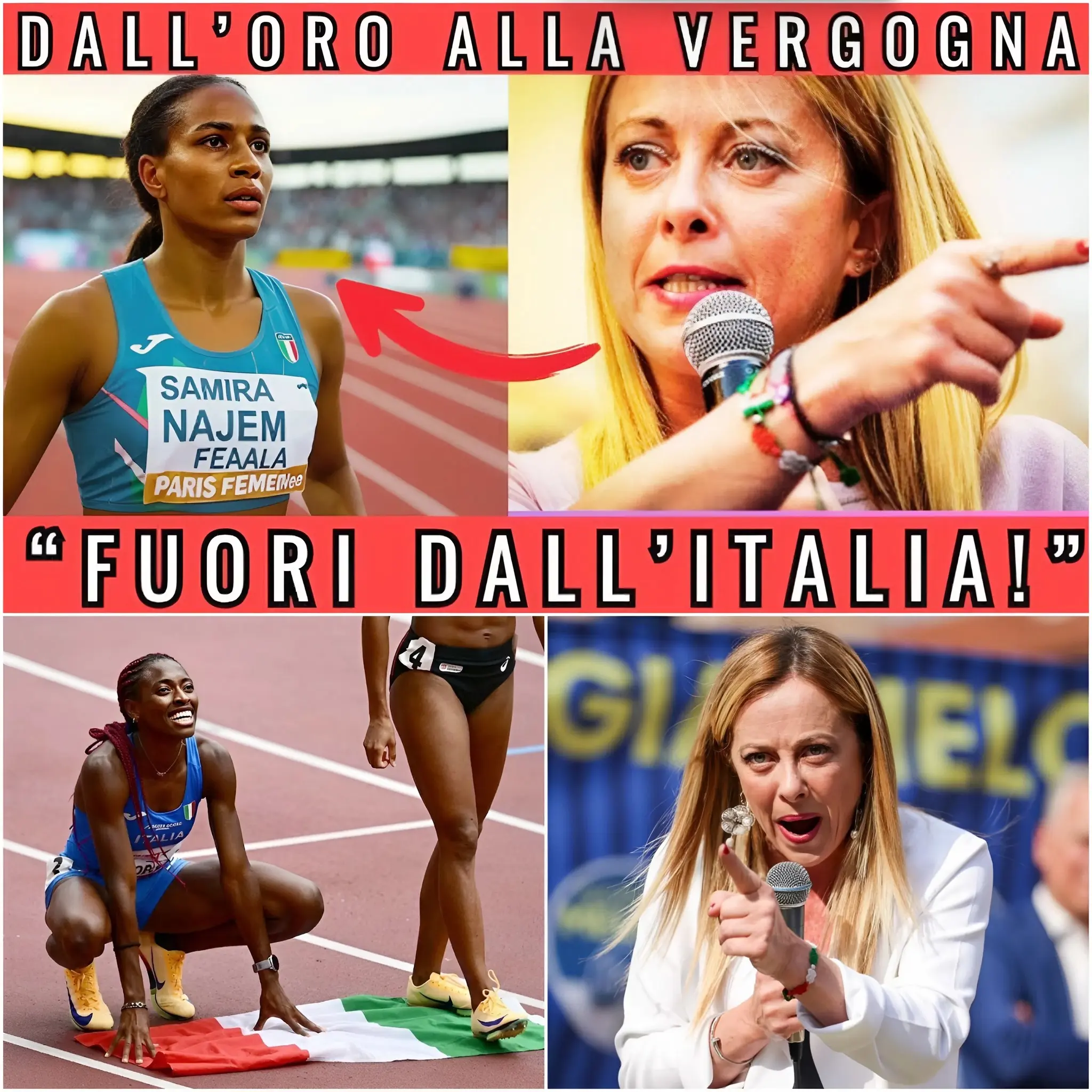 Cover Image for 🚨SCANDALO SENZA PRECEDENTI: L’ATLETA AZZURRA CALPESTA IL TRICOLORE! Il