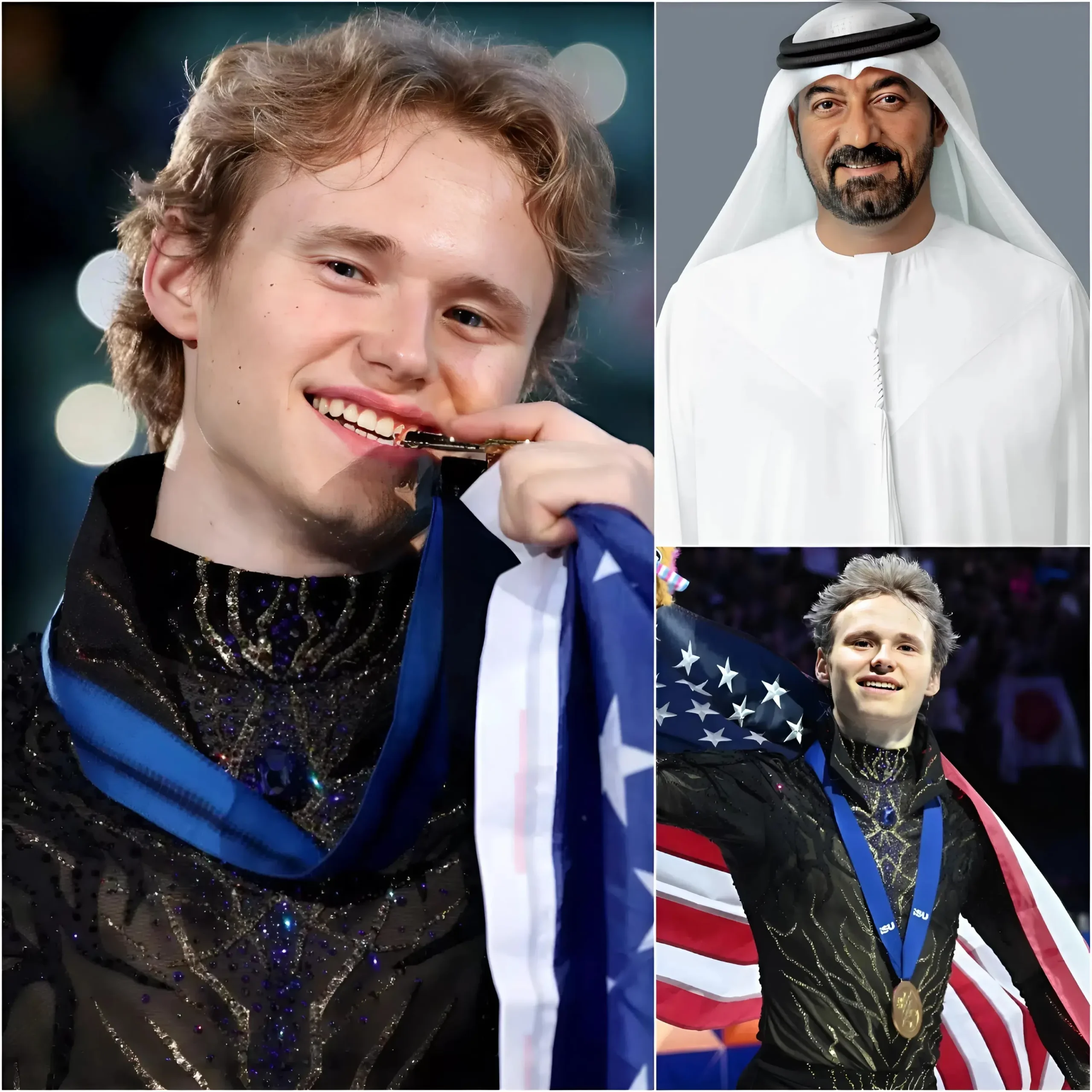 Cover Image for 🚨BREAKING: Emirates signs 22-year-old U.S. figure skater Ilia Malinin to major deal with free first-class flights and $2M annual sponsorship under “Fueling Dreams,” earning global praise for his response