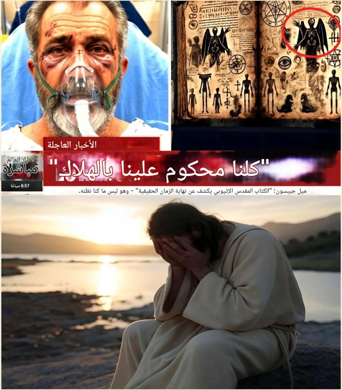 Cover Image for ميل غيبسون: «الكتاب المقدس الإثيوبي يكشف عن النهاية الحقيقية للزمن» — وليست كما كنا نعتقد