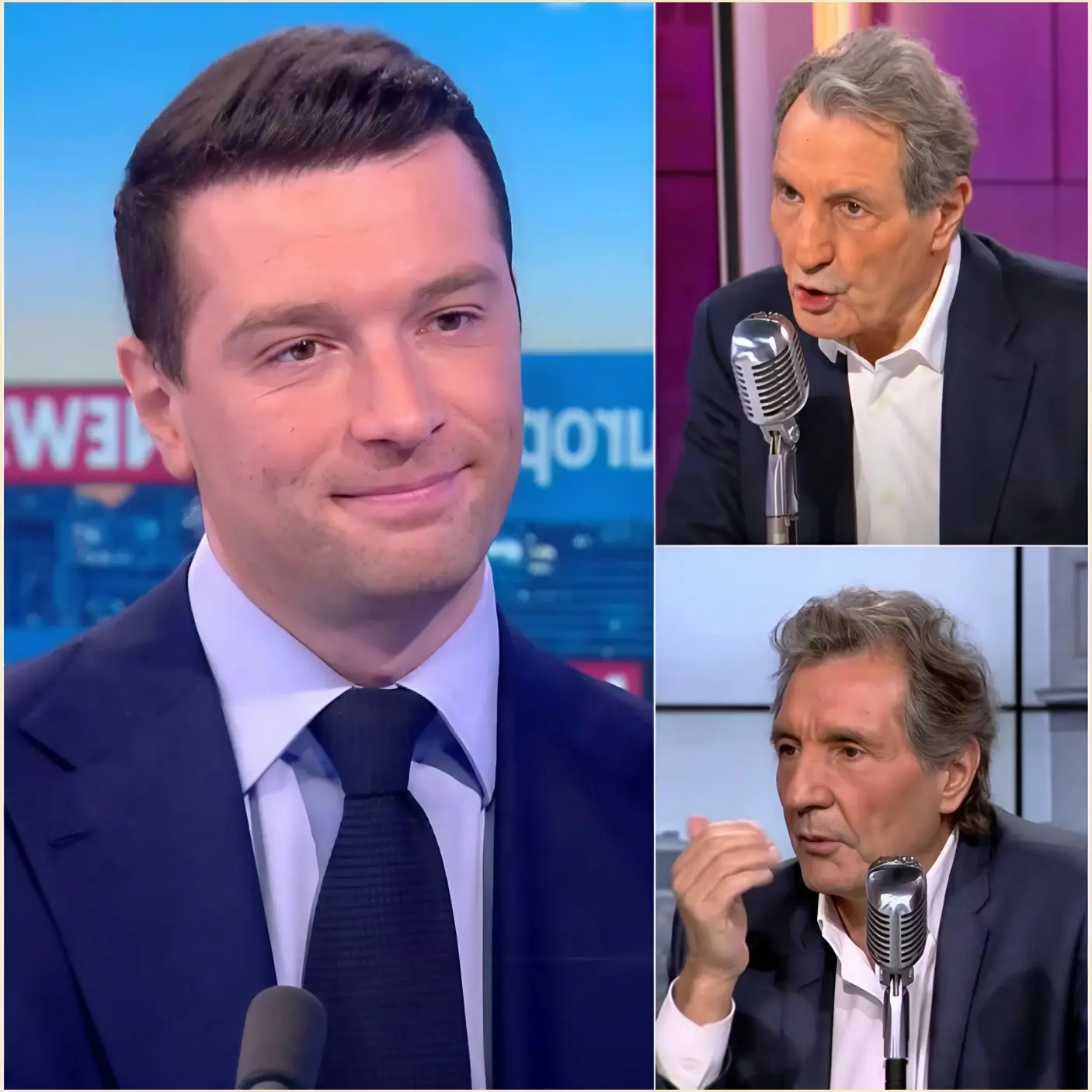 Cover Image for 🚨 LE PIÈGE SE REFERME SUR BARDELLA ! 😱 Quand Jean-Jacques Bourdin décide d’attaquer, il ne rate pas sa cible. En plein débat sur l’assimilation et les prénoms étrangers, le journaliste a posé LA question qui tue : “Et Jordan, c’est français ?”