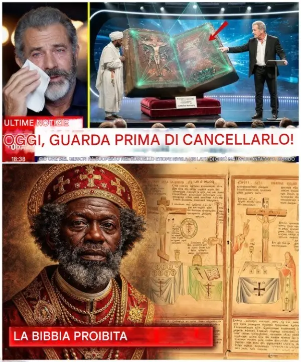 Cover Image for «LA PRESUNTA SCOPERTA DI MEL GIBSON NELLA BIBBIA ETIOPICA PROVOCA SDEGNO GLOBALE: EMERGONO RIVELAZIONI SU UN ‘PASSO PROIBITO’ SU GESÙ CHE LE AUTORITÀ DELLA CHIESA NON HANNO MAI DISCUSSO»