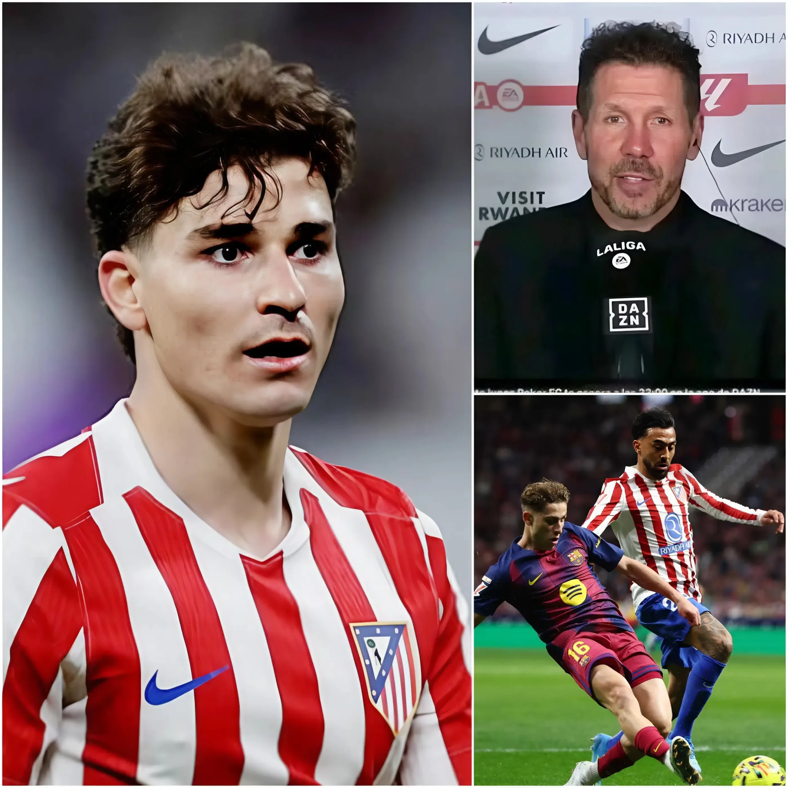 Cover Image for “ESTA SERÁ LA ÚLTIMA VEZ QUE JUEGUE PARA EL ATLÉTICO DE MADRID” – El entrenador del Atlético de Madrid, Diego Simeone, ha anunciado oficialmente la expulsión permanente de un jugador del equipo y ha declarado que este futbolista nunca volverá a vestir la camiseta del club bajo ninguna circunstancia.