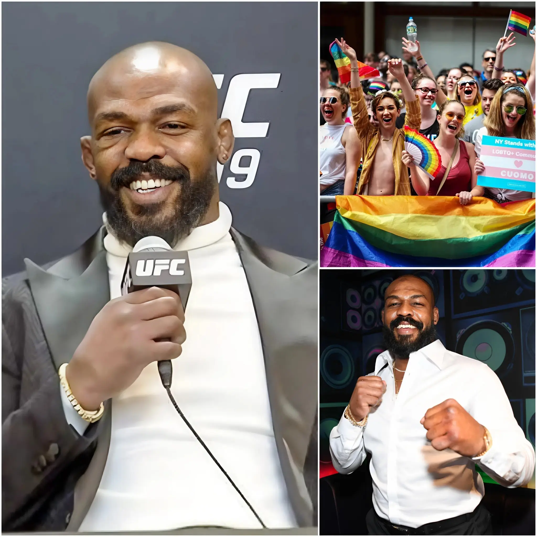 Cover Image for BREAKING NEWS: Some people are calling for a boycott of MMA star Jon Jones after he stated that children should not be exposed to cartoons featuring LGBTQ themes.