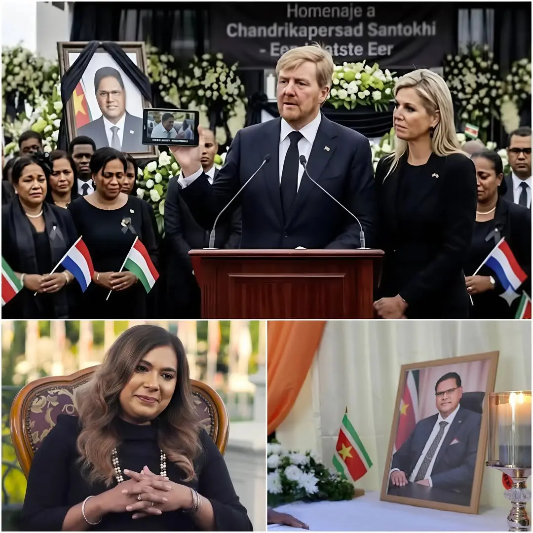 Cover Image for SCHOKKEND NIEUWS: Vlak voor zijn dood riep Santokhi 10 mysterieuze woorden die zijn vrouw verstijfden — uitgelekte beelden tonen haar ijzige glimlach op het moment van zijn laatste adem, terwijl een mogelijk verraad en “bloederig bewijs” nu tot spoedoverleg op het hoogste niveau leiden!