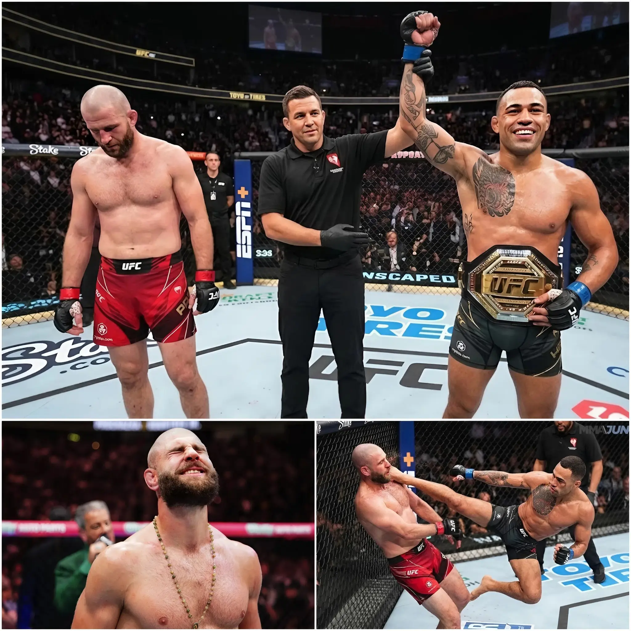 Cover Image for 🔥“¡El campeón ha caído!” — Carlos Ulberg sorprende al mundo de las MMA con un brutal nocaut en 25 minutos sobre Jiri Prochazka