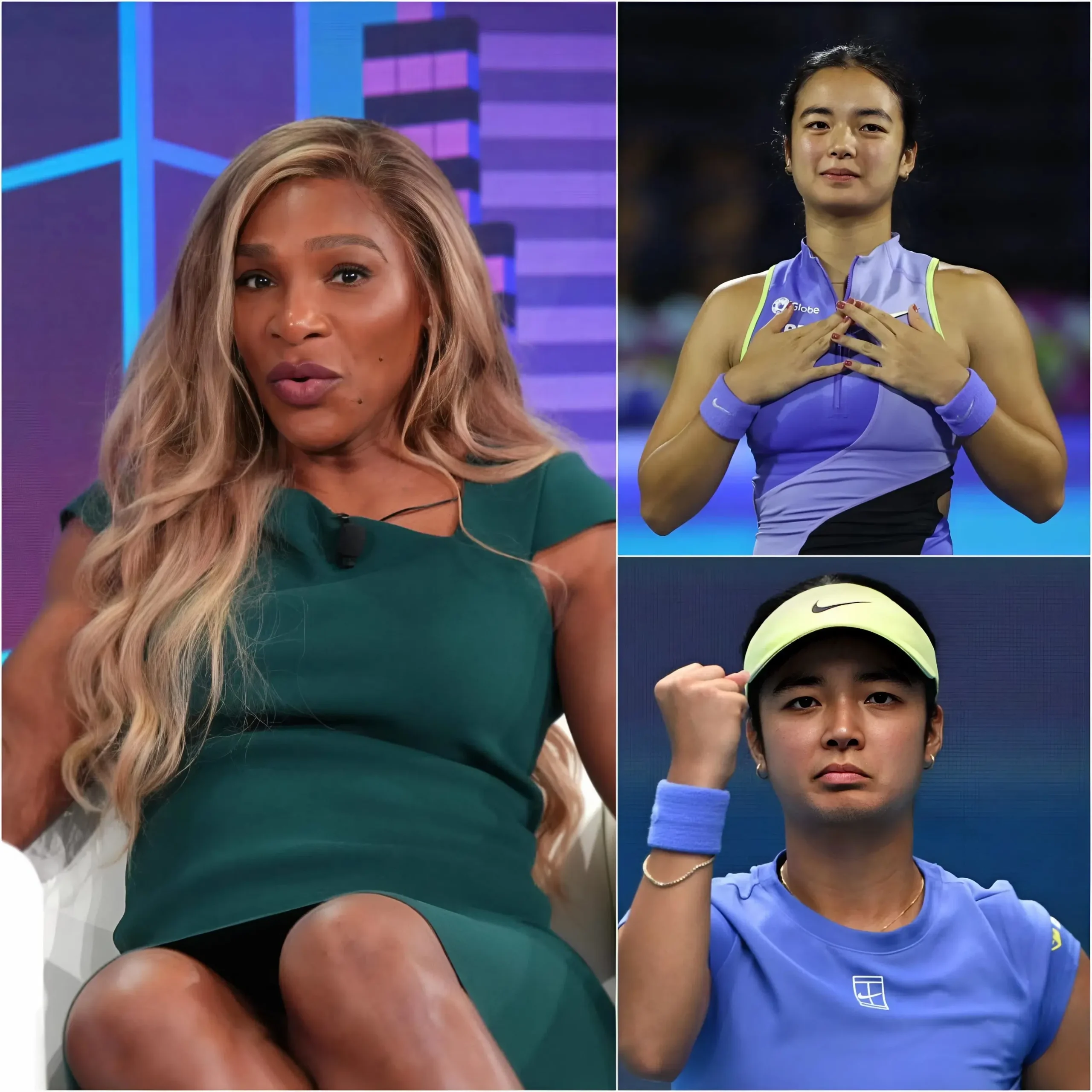 Cover Image for “Disrespecting Alex Eala is tantamount to refusing to acknowledge the future of women’s tennis.” — Serena Williams spoke out boldly in defense of Alex Eala following reports that ESPN had allegedly displayed disrespectful behavior.