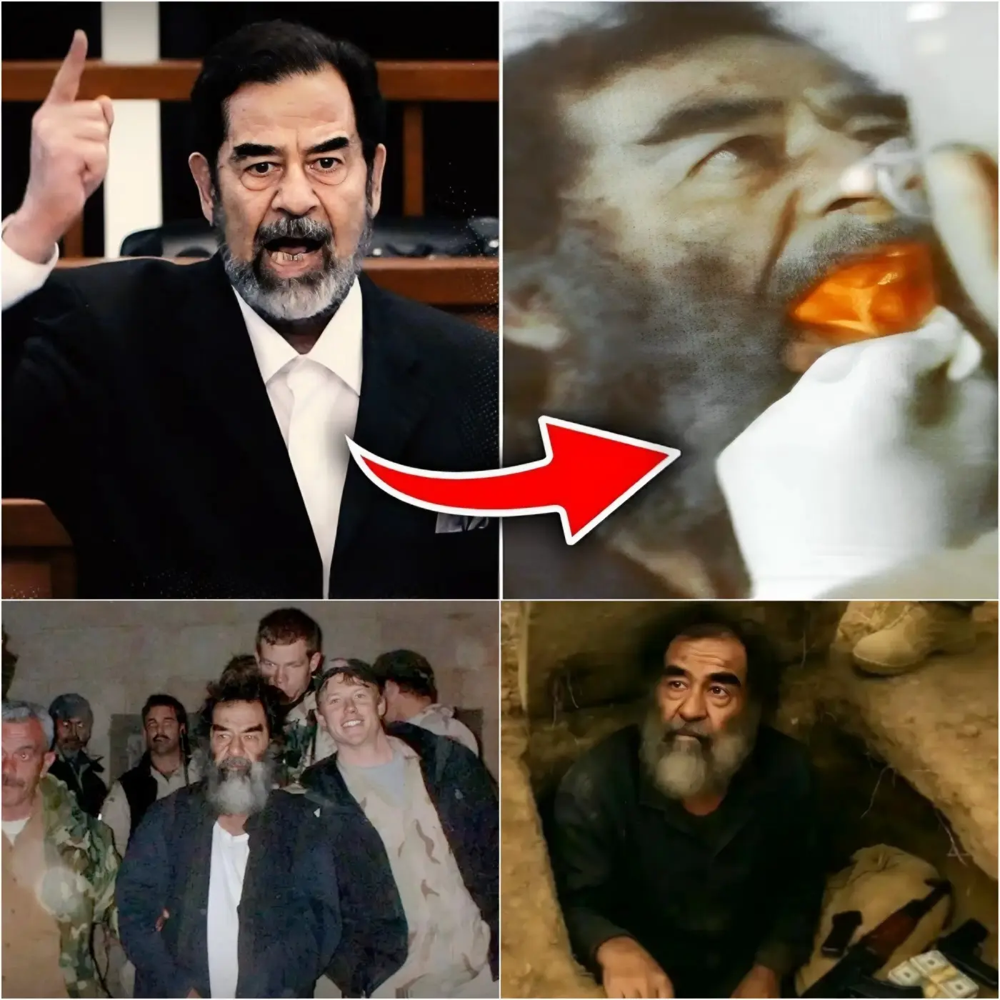 Cover Image for La ejecución televisada en directo del dictador Saddam Hussein: el intento de fuga y los últimos momentos del quinto presidente de Irak: la ejecución más infame del siglo XXI (ADVERTENCIA: DESCRIPCIÓN GRÁFICA DE LA EJECUCIÓN).👇