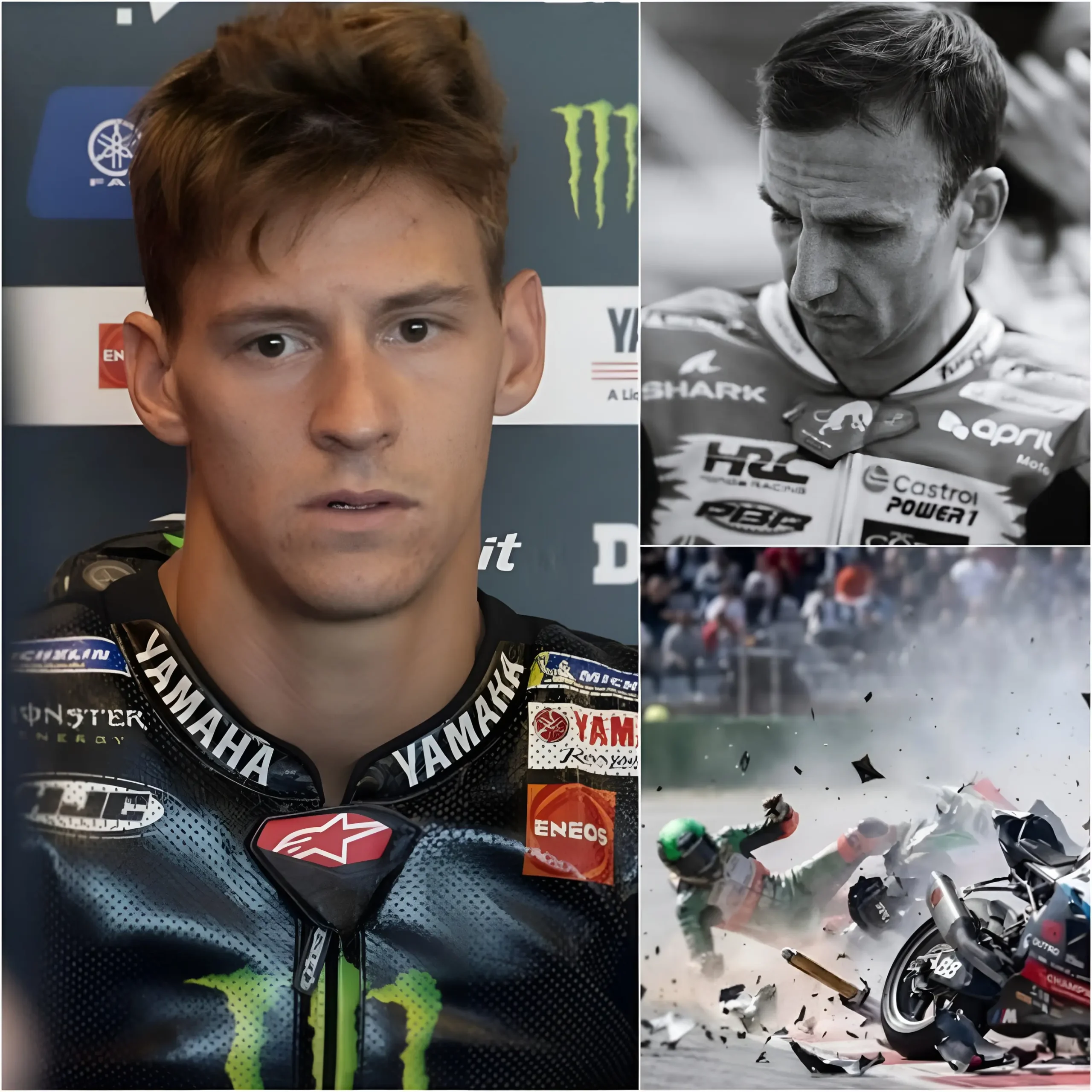Cover Image for NOUVELLE DÉCHIRANTE 🥲💔 Il y a moins d’une heure, Fabio Quartararo a rompu le silence avec un message poignant à Johann Zarco, adressant cinq mots forts alors que la famille du pilote français de motocross de 35 ans publiait une annonce urgente et déchirante à ses fans : il est actuellement…👇