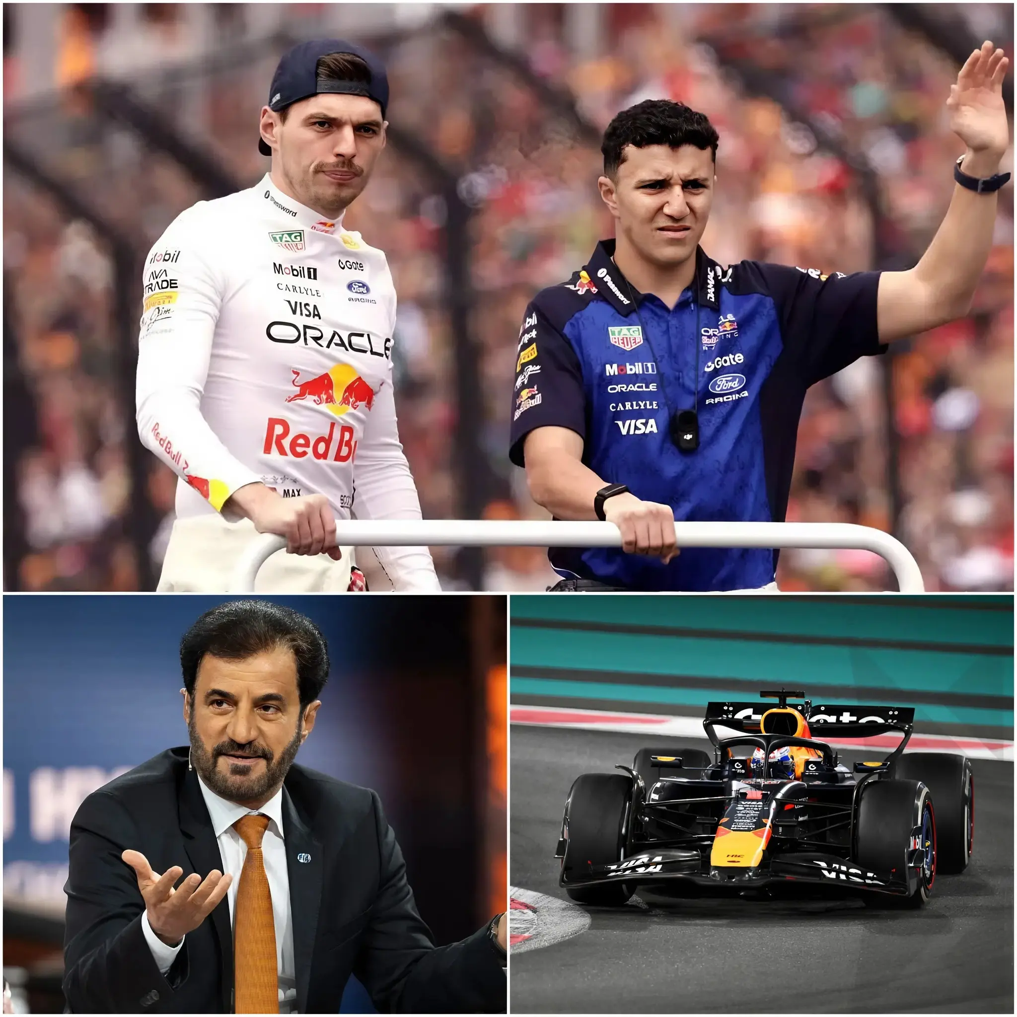 Cover Image for 🚨“They have disgraced F1, and I cannot accept such behavior on the track!” Following the recent controversy, FIA President Mohammed Ben Sulayem is said to have reacted with intense anger, strongly criticizing the Red Bull team.