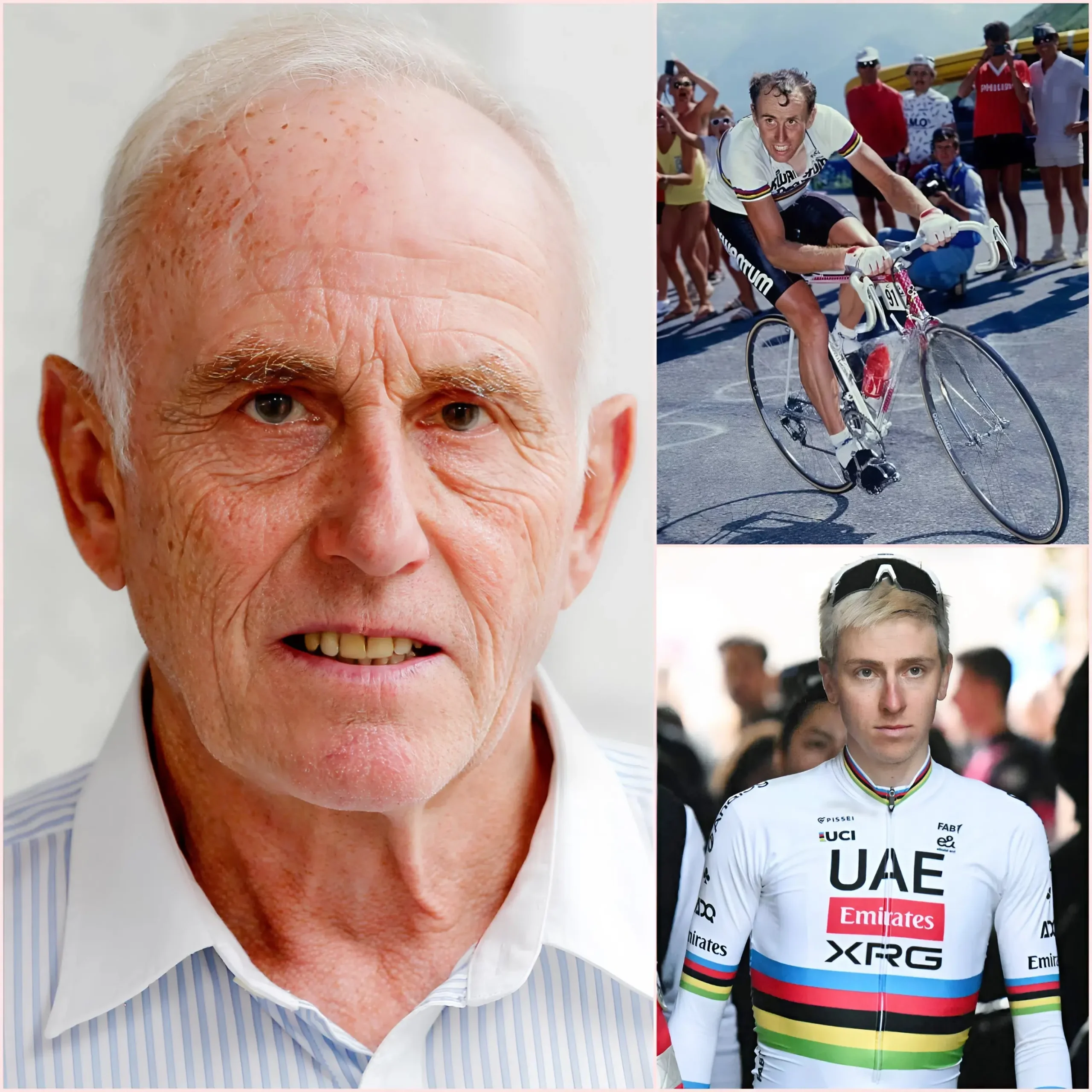 Cover Image for 🚴♂️ “Tadej Pogačar wordt nog steeds beperkt door de harde realiteit dat hij, zelfs met fietsen die tien keer geavanceerder zijn, moderne voeding en de allernieuwste sportwetenschap