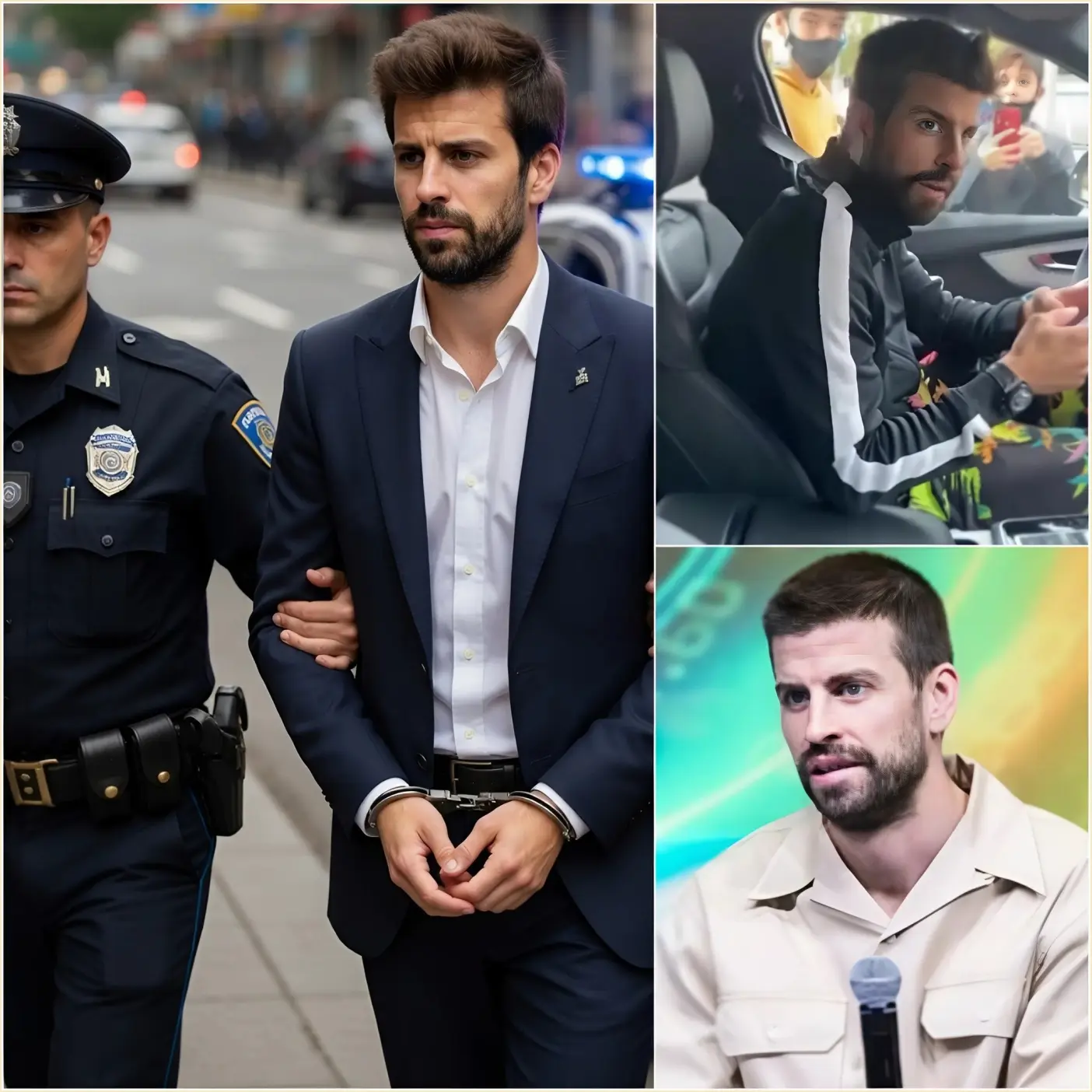 Cover Image for LA PESADILLA DE 12 HORAS REVELADA: Gerard Piqué acaba de salir del centro de detención provisional, dejando a los periodistas atónitos y conmocionados.