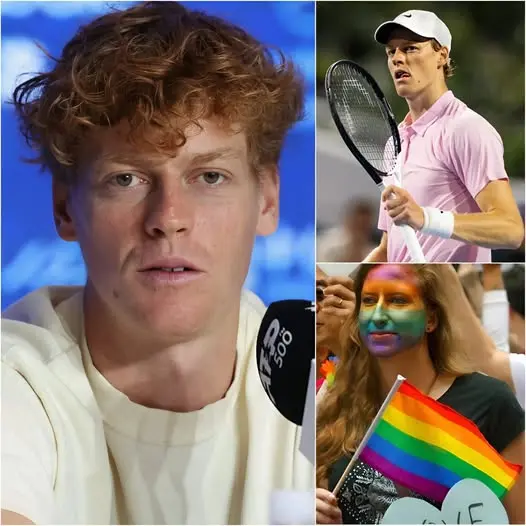 Cover Image for 🌈 Jannik Sinner Sorprende Tutti Annunciando Che Non Indosserà La Fascia Arcobaleno LGBT Nella Prossima Partita, Spiegando Una Scelta Che Scuote Il Mondo Dello Sport E Solleva Domande Inaspettate Su Politica, Performance E Valori Sul Campo