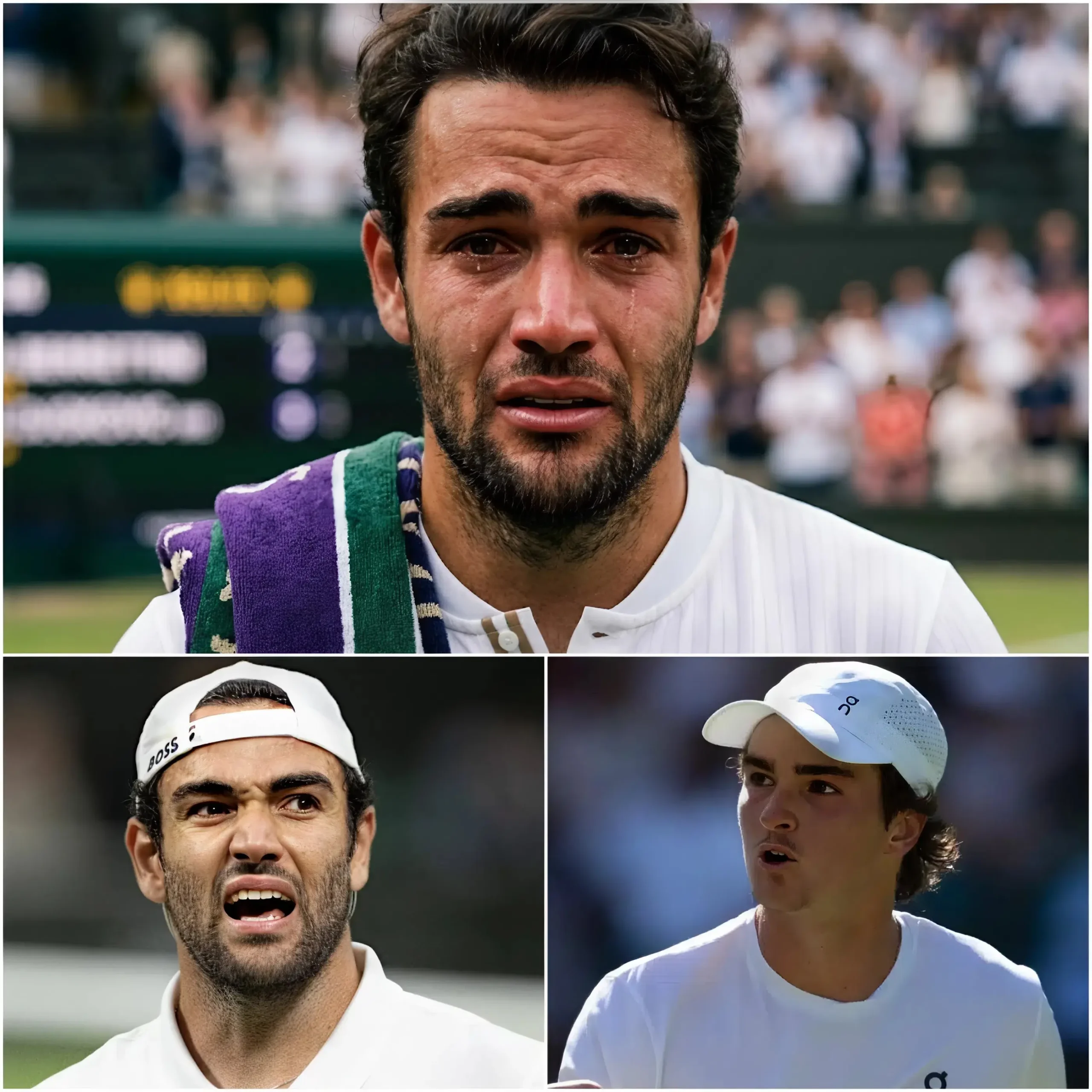 Cover Image for 🔥😭 Berrettini è scoppiato in lacrime dopo aver perso contro Fonseca al Masters di Monte-Carlo, rivelando un grave infortunio subito prima della partita e delle scuse singhiozzanti che hanno lasciato in subbuglio l’opinione pubblica, molti dettagli dietro la partita non sono ancora stati svelati 💔