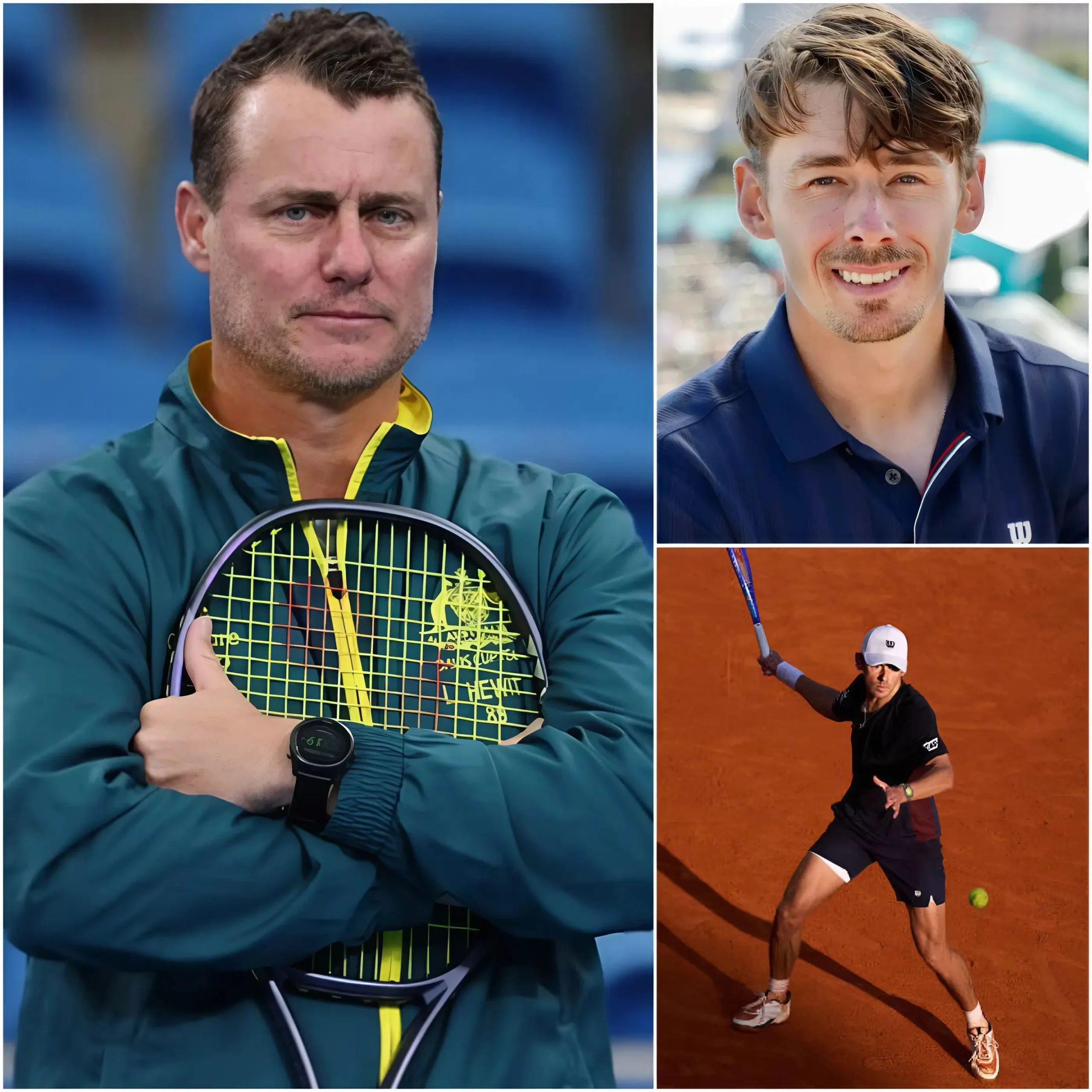 Cover Image for 🚨BREAKING NEWS: “Ignore the meaningless chatter – the final victory will prove everything.” Coach Lleyton Hewitt calls out tennis’s obsession with short-term results, sends powerful message to Alex de Minaur, who responds with a proud-making call 30 minutes later.