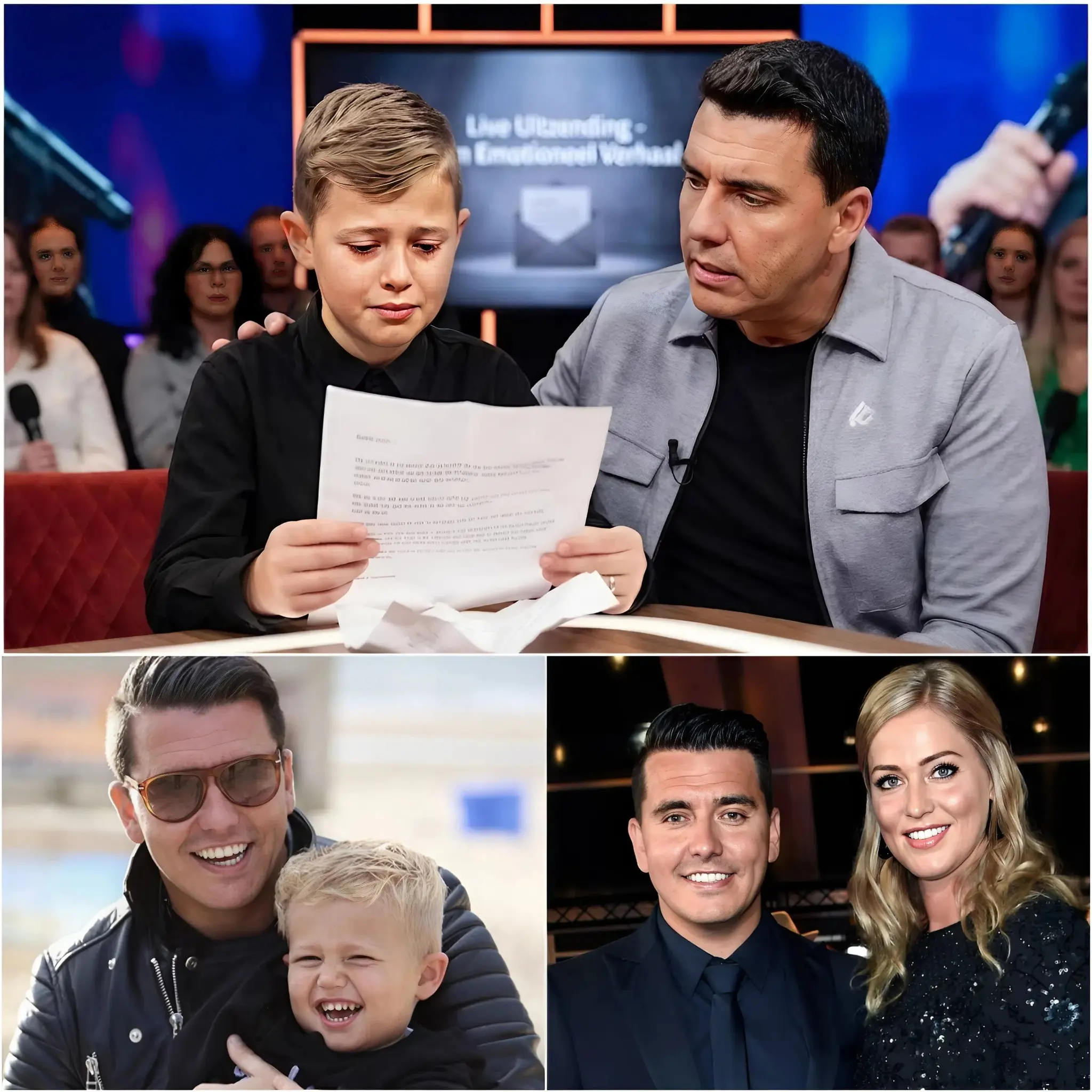 Cover Image for 💔“MAM EN PAP, VERLAAT ME NIET!” – Senn, de zoon van Jan Smit, heeft de wereld geschokt door midden in de storm van zijn scheiding een emotionele brief openbaar te maken.