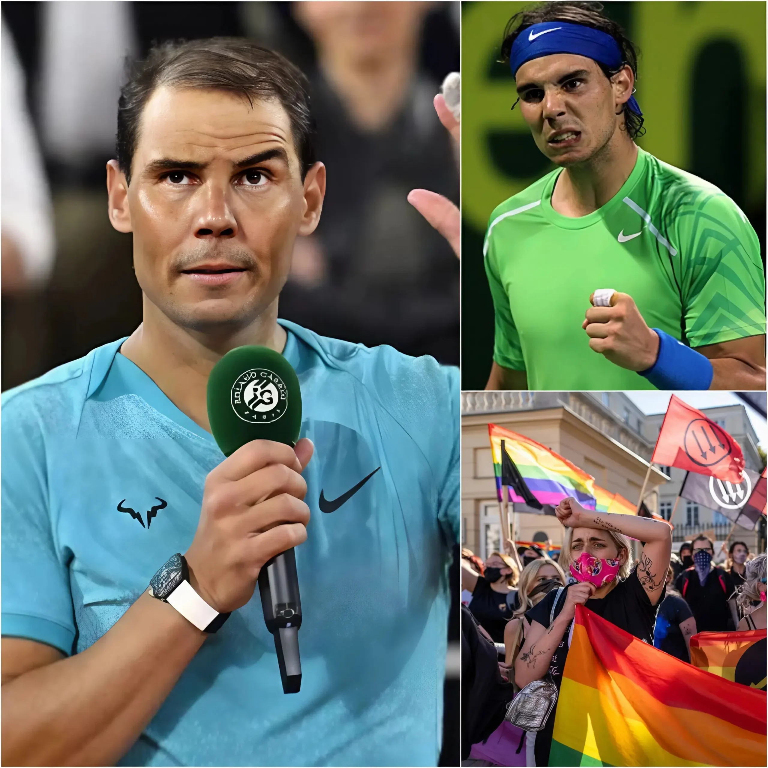 Cover Image for Rafael Nadal’s shocking statement—that “LGBTQ themes in children’s comics constitute harmful content”—has sparked intense backlash on social media and public forums, with critics arguing that he is showing them disrespect. See more details below👇👇