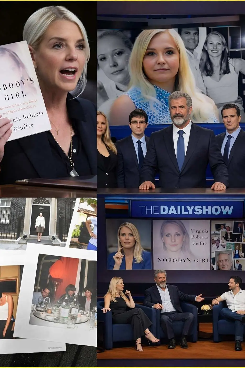 Cover Image for “SÁBADO POR LA NOCHE SORPRENDENTE: 1.3 MIL MILLONES DE VISTAS EN SOLO UNAS HORAS DESPUÉS DE SU TRANSMISIÓN, Mel Gibson LLAMÓ DIRECTAMENTE A PAM “UNA COBARDE — VE A LEER EL LIBRO” EN EL EPISODIO 1 DEL PROGRAMA “SECRETOS EN CADA PÁGINA”.