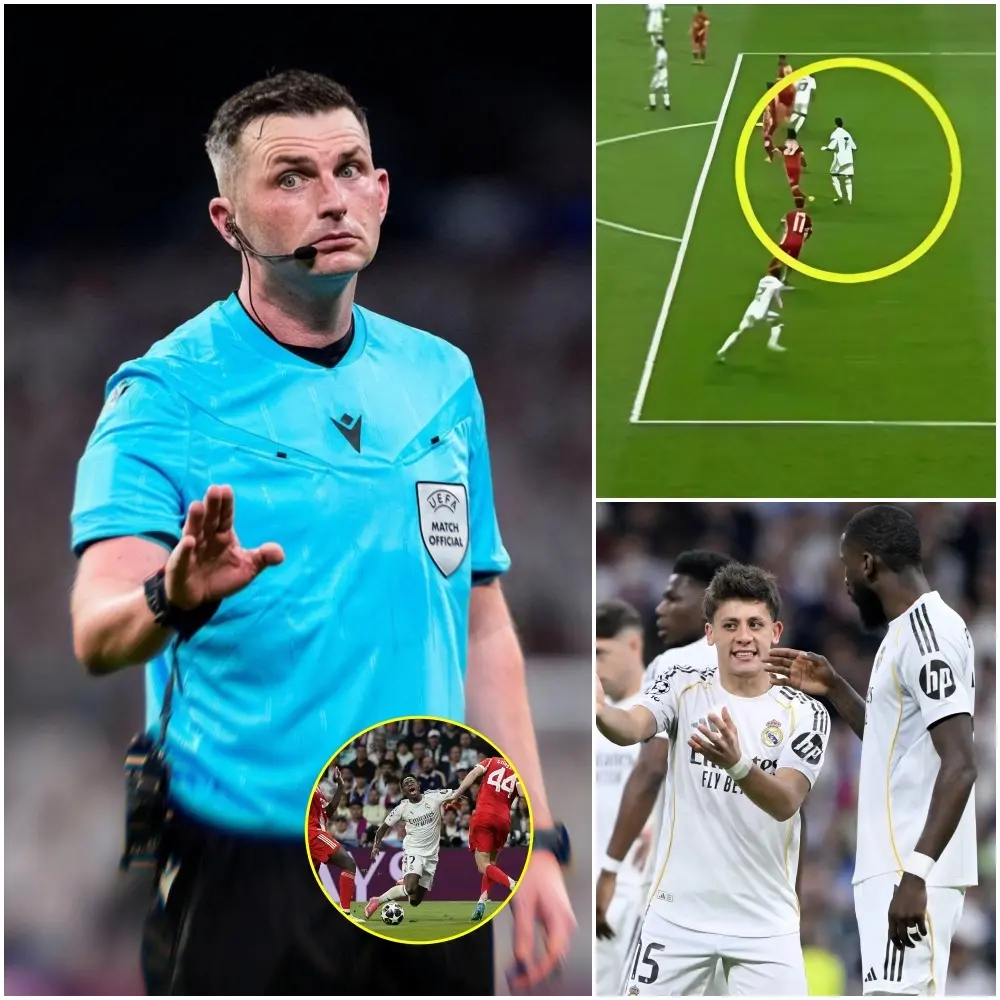Cover Image for Schiedsrichter Michael Oliver hat eingeräumt, im Hinspiel des UEFA-Champions-League-Halbfinals zwischen Real Madrid und Bayern München drei Fehler gemacht zu haben.