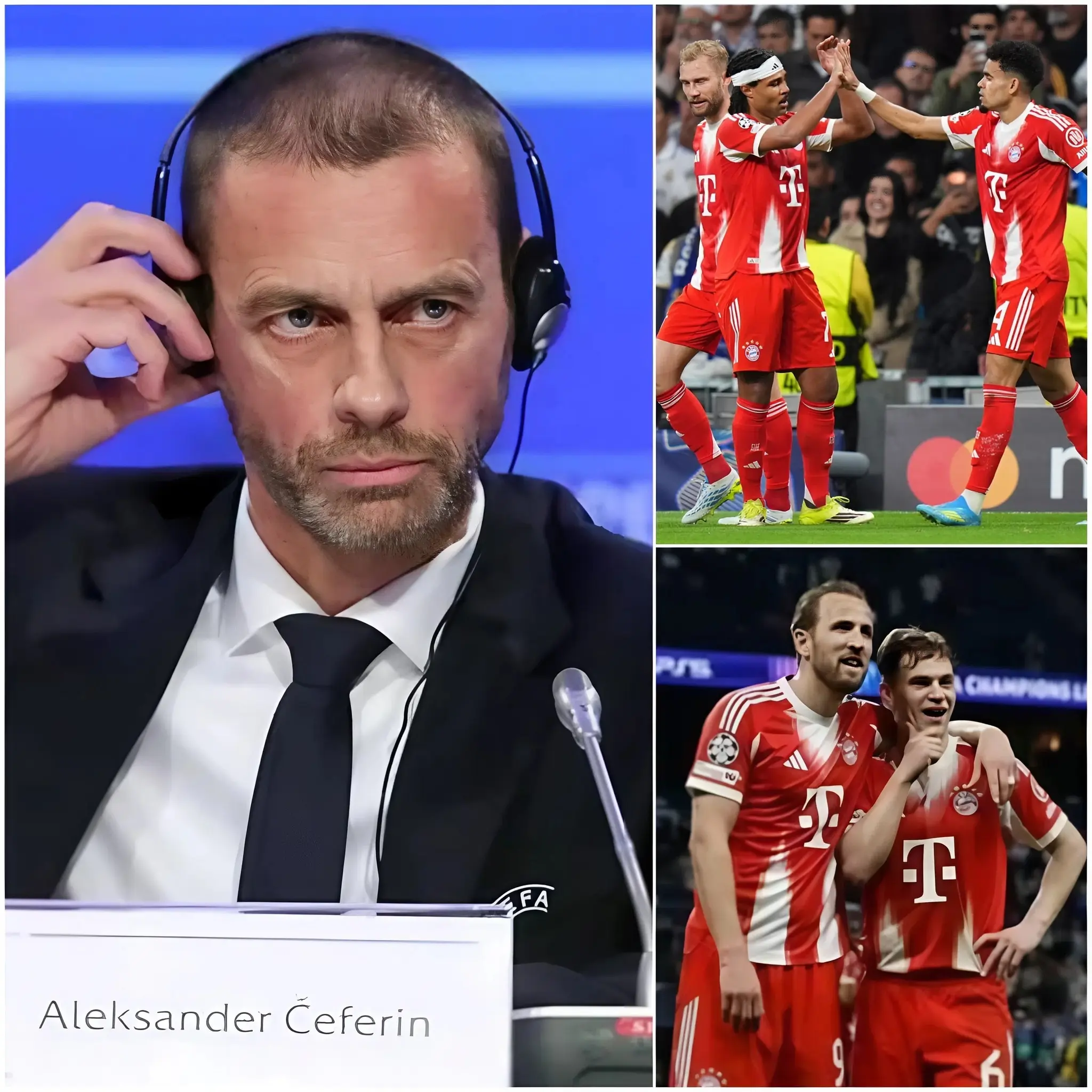 Cover Image for „Du bist mit deinen Worten etwas zu weit gegangen …“ – Der Präsident der Union of European Football Associations hat eine Verwarnung an einen Spieler des FC Bayern Munich nach dem Spiel gegen Real Madrid ausgesprochen.