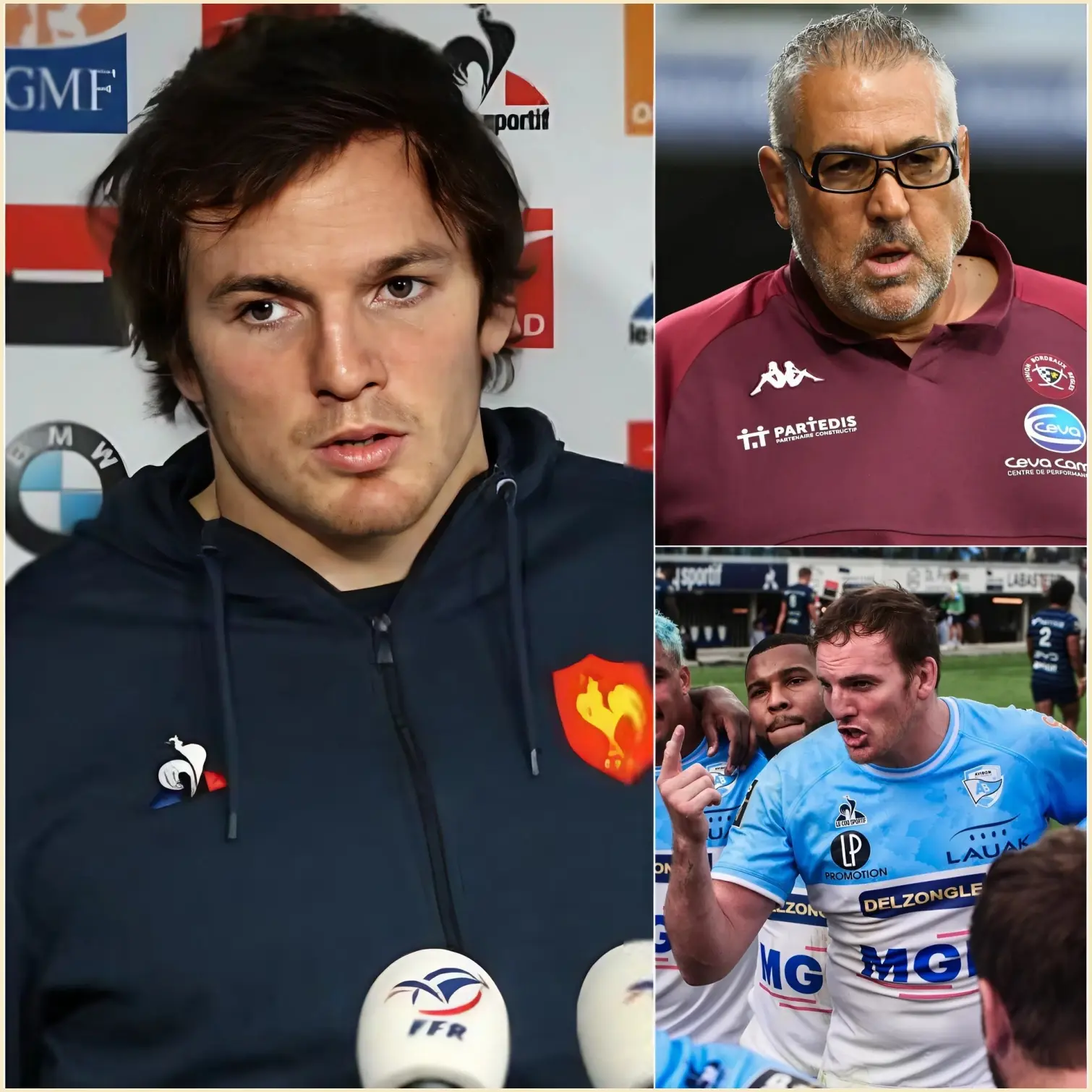 Cover Image for 🚨 « IL NE MÉRITE PAS DE JOUER À CE SPORT… » – a déclaré avec force le capitaine Arthur Iturria après une réunion de trois heures entre la direction et l’entraîneur Christophe Urios. L’ensemble de l’effectif de Clermont Auvergne a décidé de suspendre un joueur pour les deux prochains matchs, suite à leur rencontre de Top 14 face au Stade Français Paris.