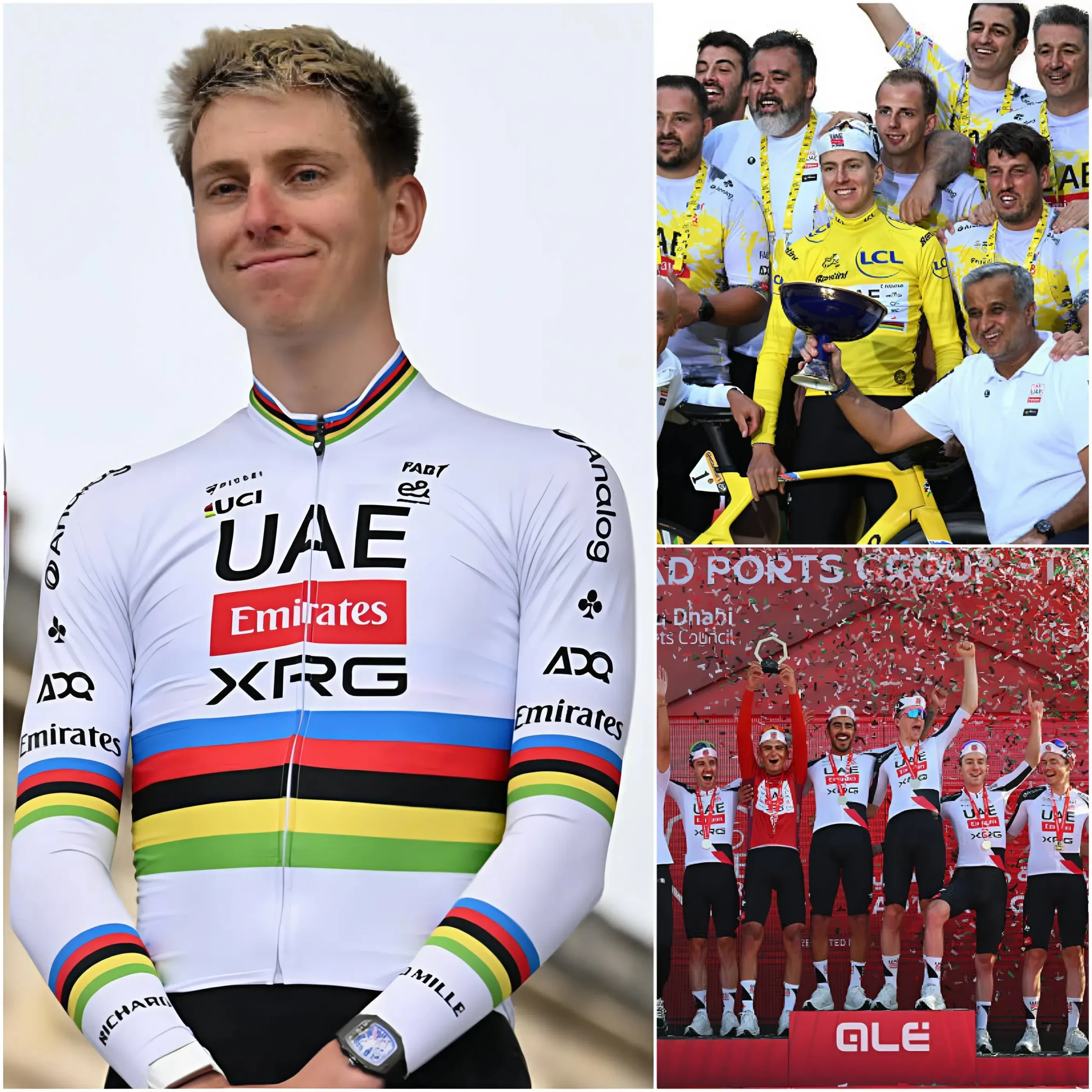Cover Image for 🚨🔥 NOTIZIA CALDA: Tadej Pogačar resta alla UAE Team Emirates – XRG e avrebbe già firmato un rinnovo fino al 2030, dominando UCI e PCS con un vantaggio netto e alimentando molte discussioni sulle mosse segrete del team.