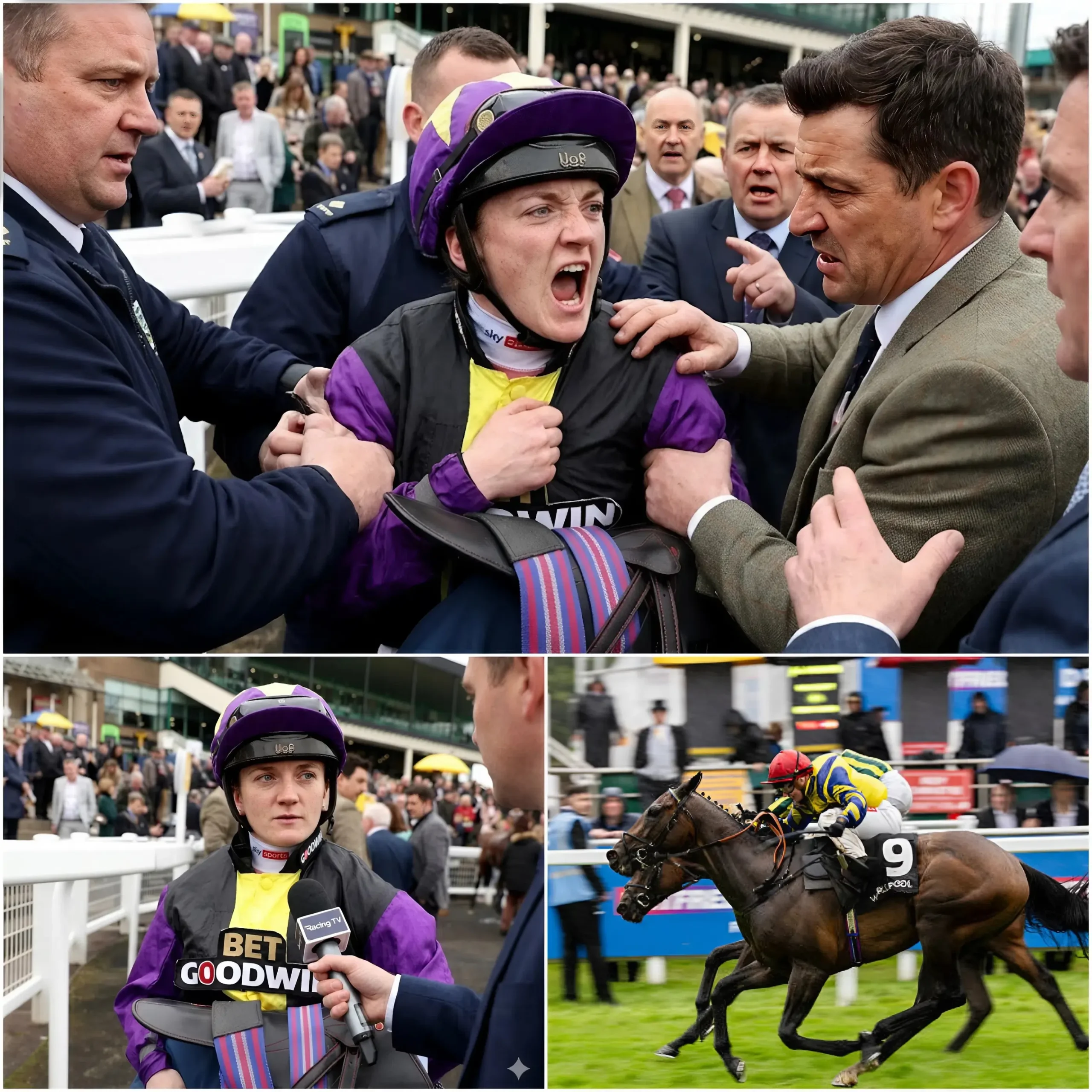 Cover Image for 🚨SHOCK: Hollie Doyle’s defiant stance at Southwell amid alleged betting ring, bribery claims and sabotage plot targeting Fircombe Hall sparks racing scandal shockwave