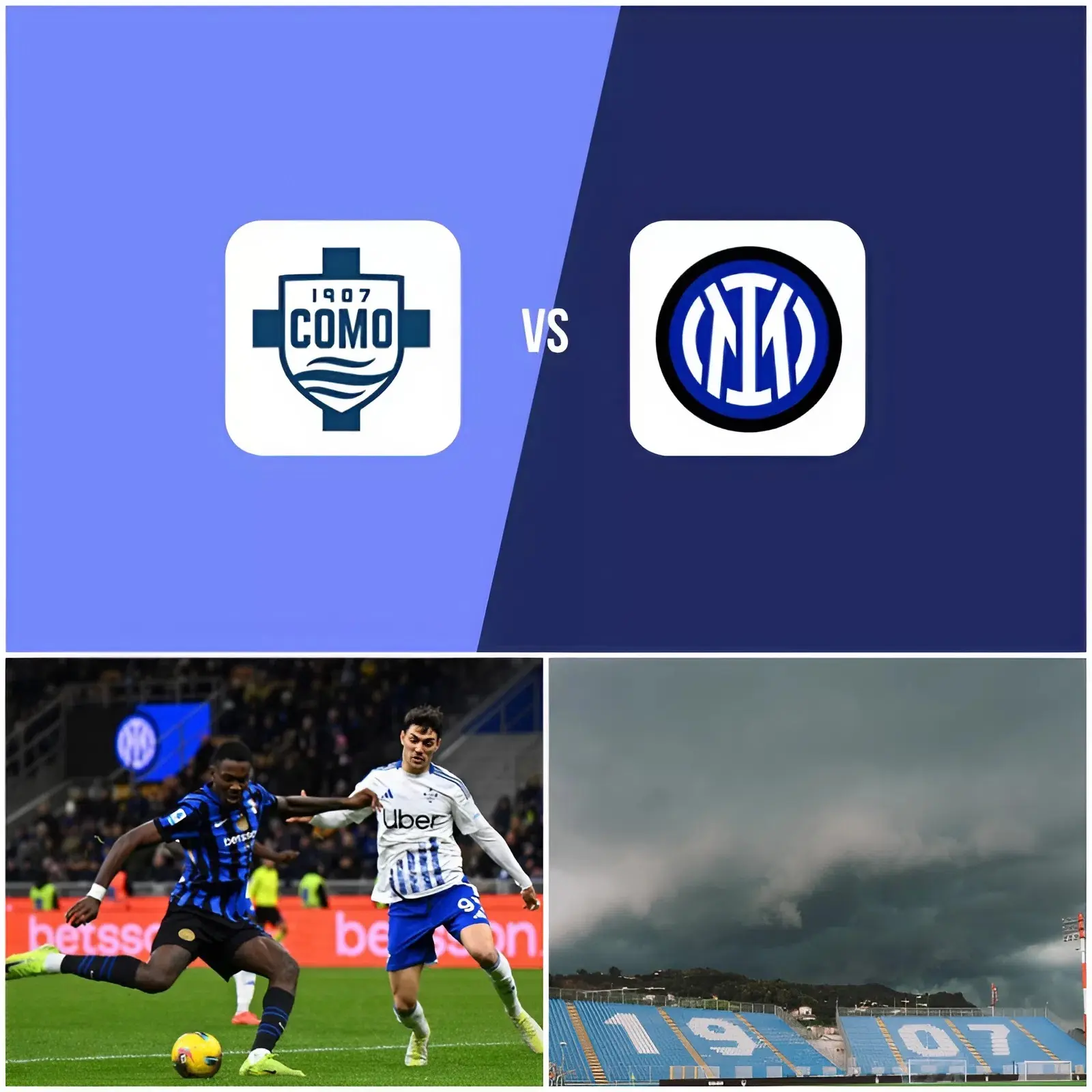 Cover Image for ORARIO STRAVOLTO ALL’ULTIMO MINUTO! 🚨🗓️ Il big match tra Inter e Como ha subito uno sconvolgente cambio di orario all’ultimo istante, e la nuova programmazione sta già facendo infuriare tifosi e addetti ai lavori! La decisione improvvisa rischia di stravolgere la preparazione di entrambe le squadre.