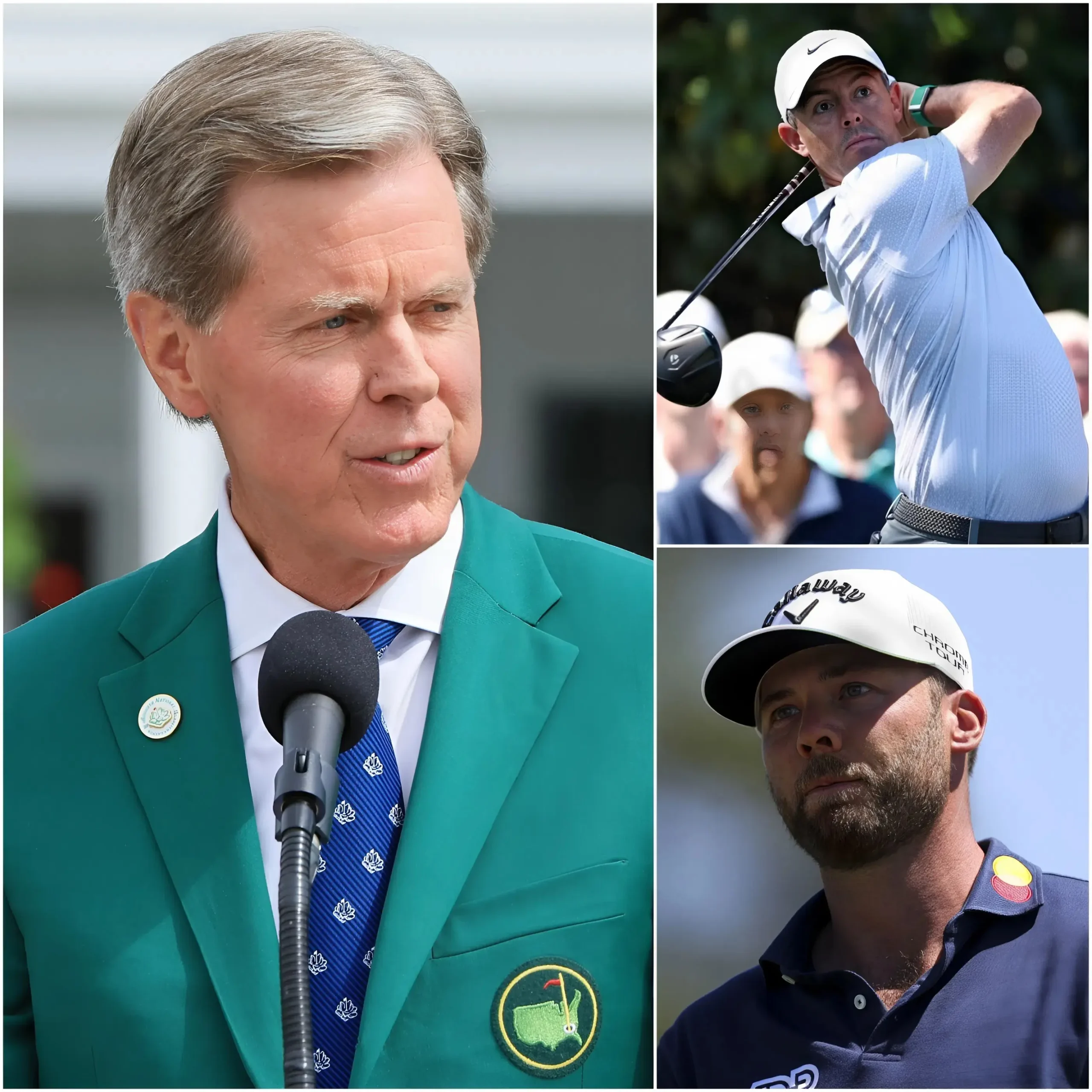 Cover Image for OFFICIALLY CONFIRMED 🔴 Sam Burns has been hit with a SHOCKING 5-STROKE PENALTY after the explosive cheating allegations against Rory McIlroy at the 2026 Masters Tournament