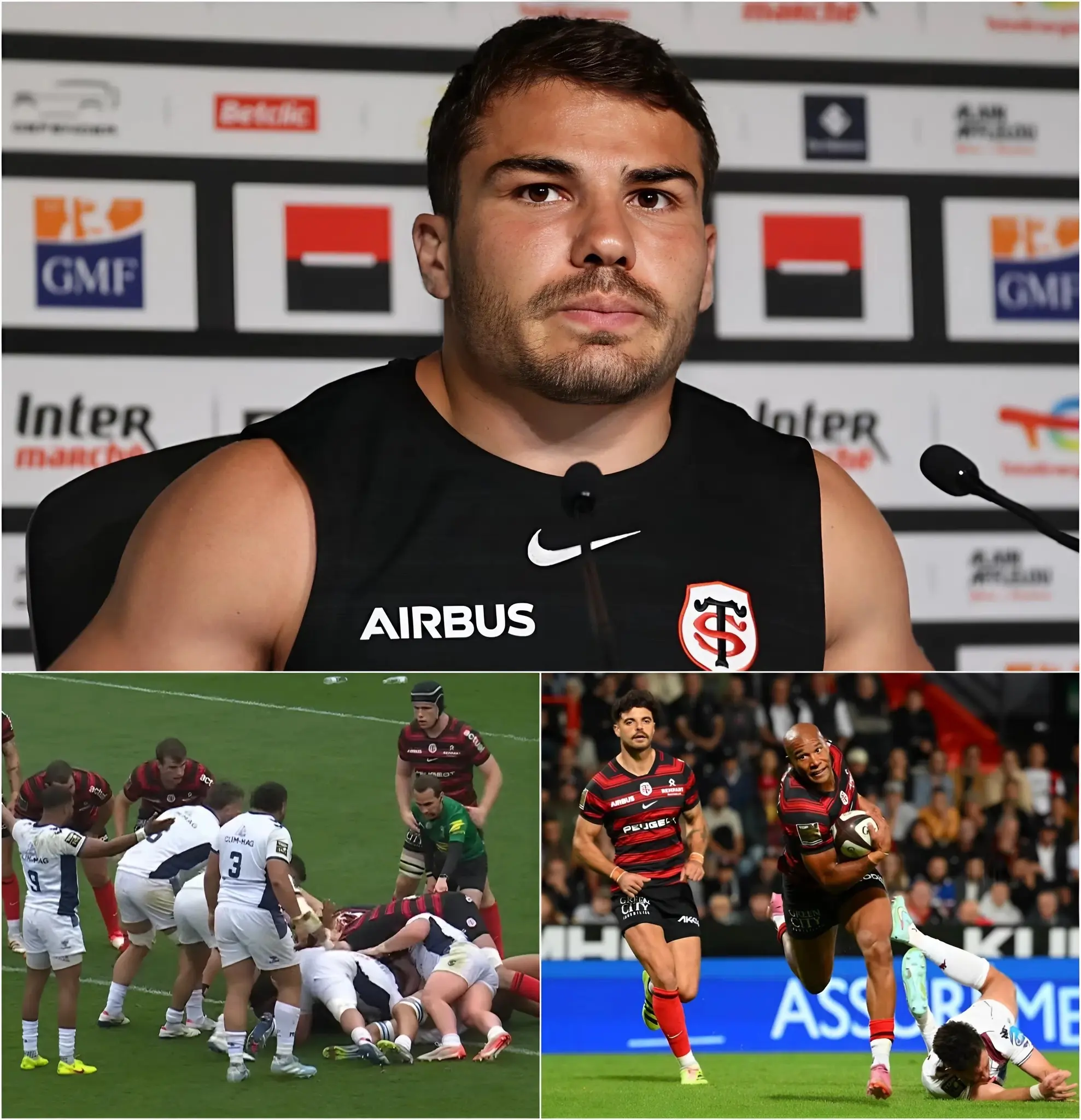 Cover Image for 🚨 TOP 14 EN PLEINE CRIMINALITÉ : Réunion d’urgence convoquée par les organisateurs après la 20e journée ! Après la victoire palpitante du Stade Toulousain (27-24) face à Montpellier Hérault Rugby, le moment le plus choquant de la soirée ne s’est pas produit sur le terrain, mais lors de la conférence de presse d’après-match.