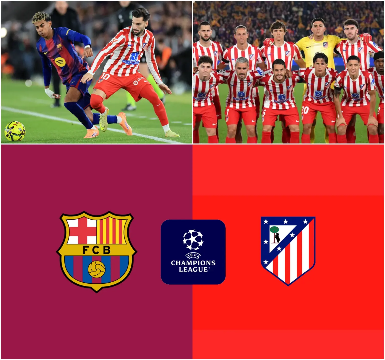Cover Image for ¡CAMBIO DE HORARIO DE ÚLTIMA HORA! El partido de vuelta de los cuartos de final de la UEFA Champions League entre el Atlético de Madrid y el FC Barcelona, previsto en el Cívitas Metropolitano, ha sufrido una modificación repentina en el calendario oficial, con un nuevo horario que ya está generando fuertes polémicas entre aficionados y observadores.