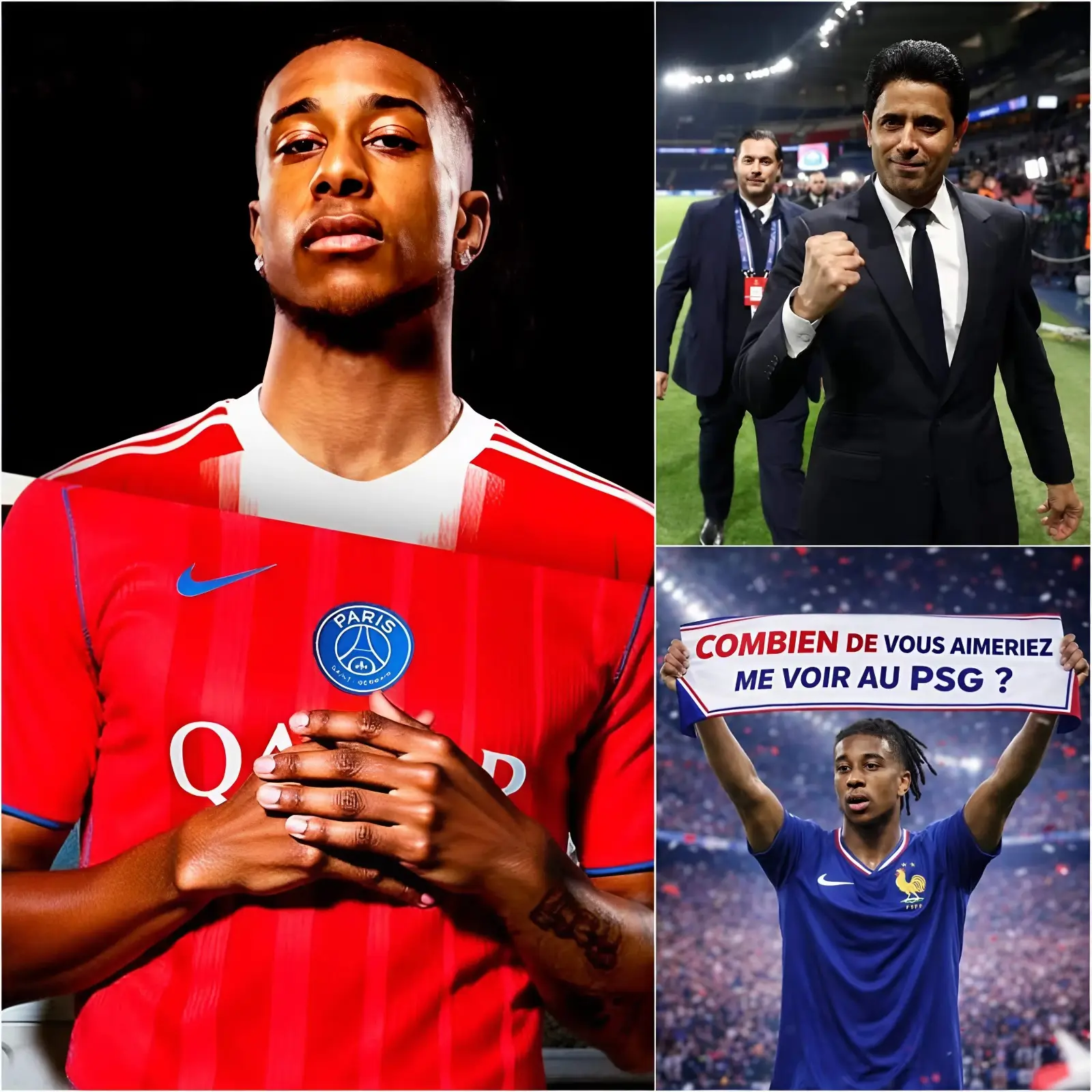 Cover Image for BESTÄTIGT: OLISE KOMMT ZU PSG MIT EINEM „WELTREKORDPREIS“ – AL-KHELAÏFIS GNADENLOSE RACHE AN BAYERN MÜNCHEN UND REAL MADRID!