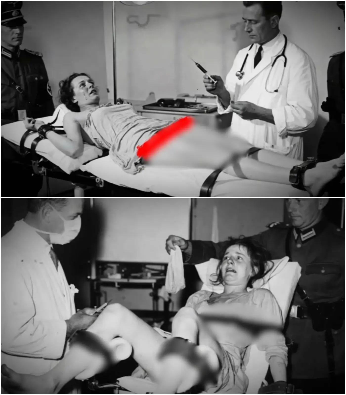 Cover Image for “لن تشعري بشيء” – التجربة المحرمة التي أجراها طبيب المعسكر في الكتلة 10… ما ستستمع إليه يتجاوز حدود القسوة العادية. إنها قصة فخ نصب بابتسامة.