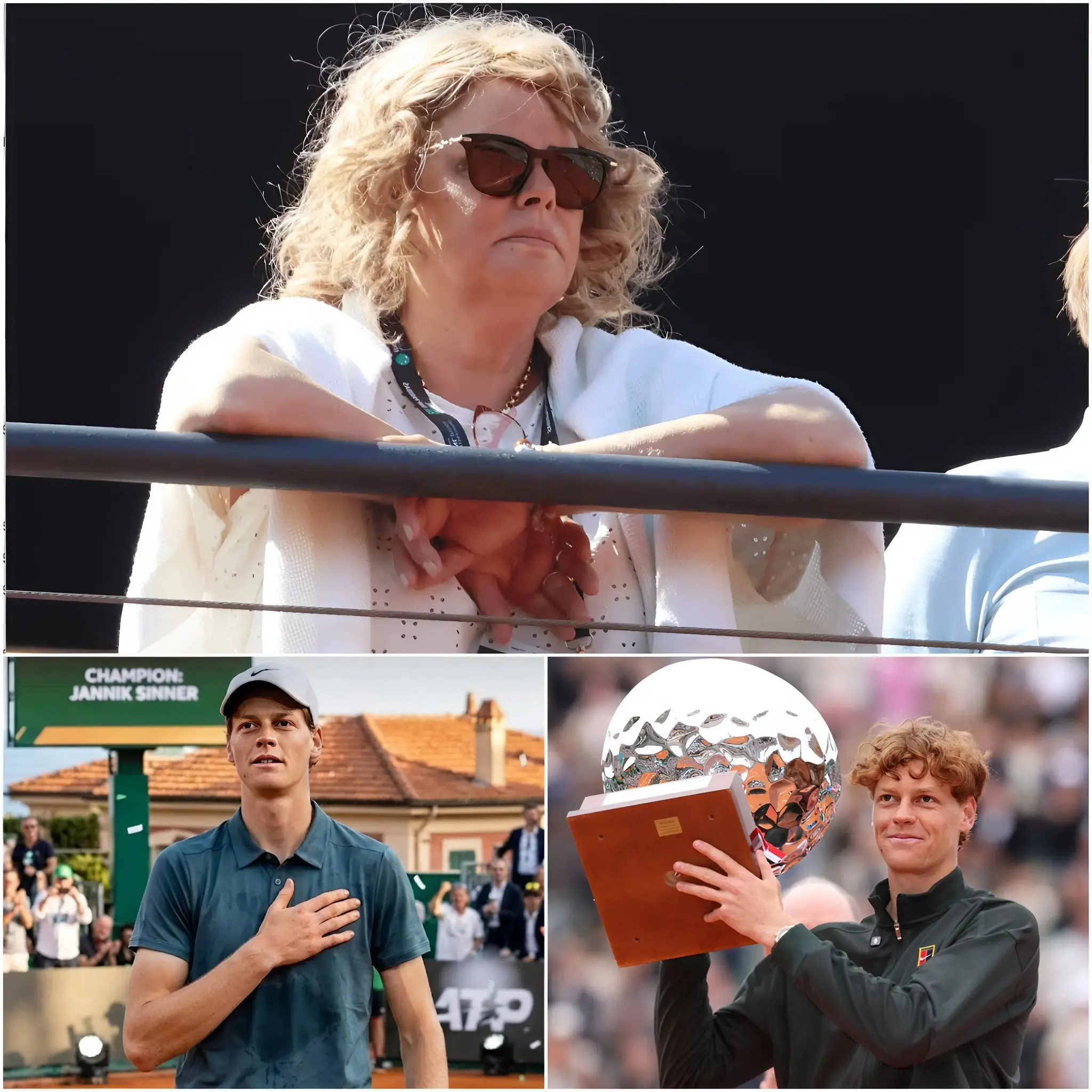Cover Image for 💖“Mio figlio ha dovuto sacrificare così tanto per arrivare fino a qui…” — la madre di Jannik Sinner non è riuscita a trattenere le lacrime mentre parlava dopo la sua emozionante vittoria al Rolex Monte-Carlo Masters 2026.
