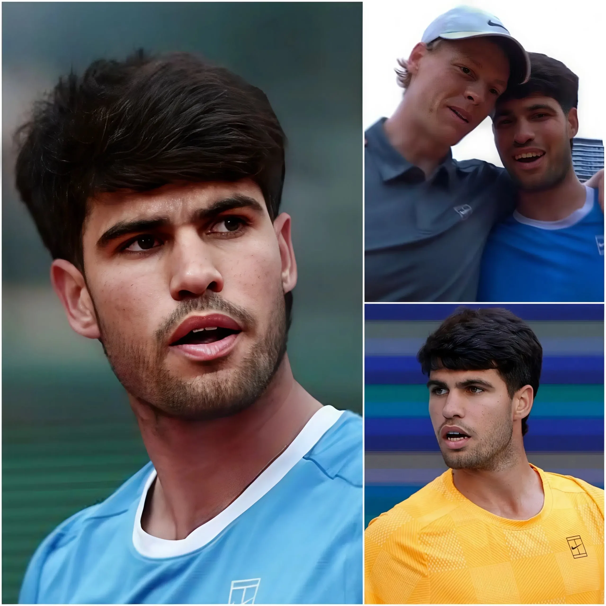 Cover Image for 🔥 “TERREMOTO” en Montecarlo: Carlos Alcaraz rompe todos los límites con una impactante confesión, revelando un lado oculto y aterrador tras su humillante derrota por 6-7, 3-6 ante Jannik Sinner, sumiendo al mundo del tenis en un pánico extremo por un secreto que podría acabar con la reputación del torneo más importante del planeta.