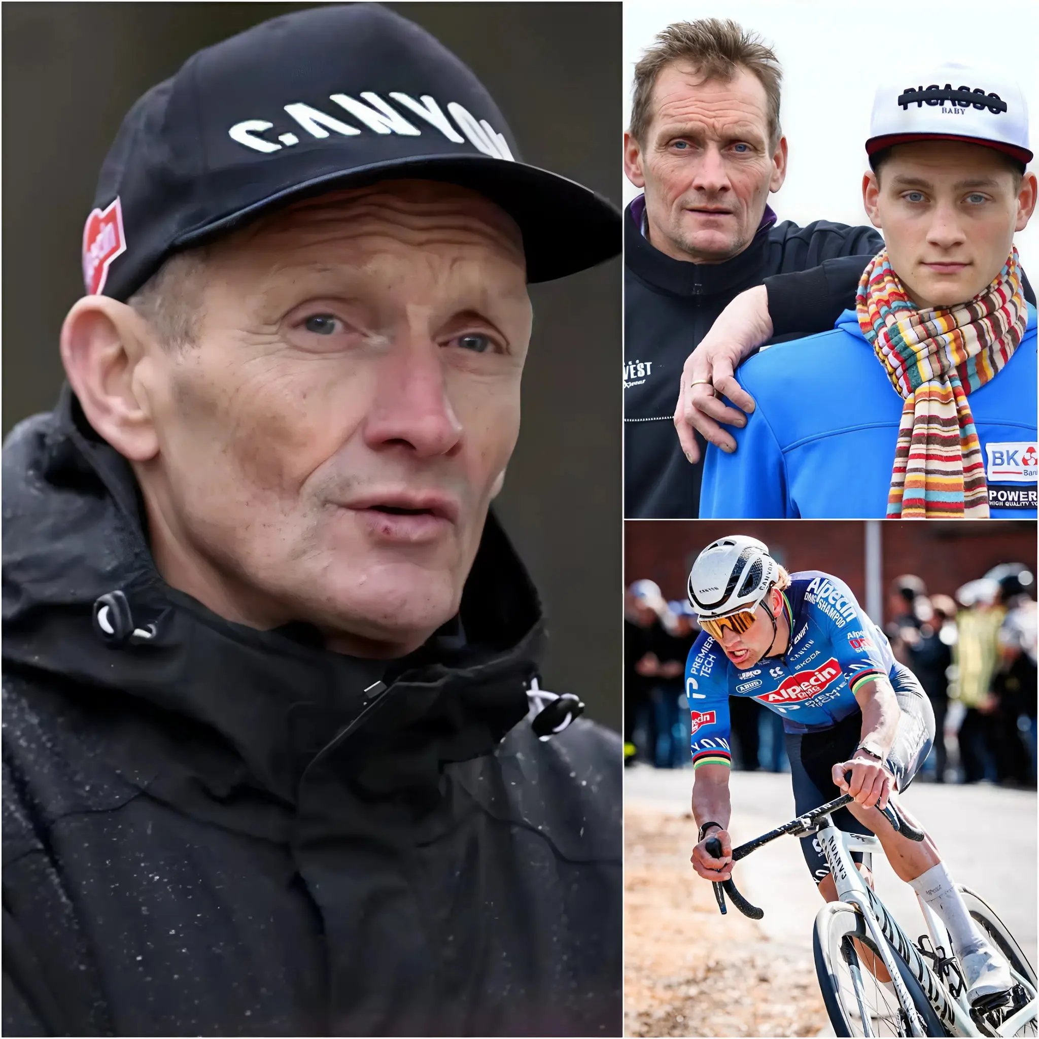 Cover Image for 🚨“Stop met hem de schuld te geven – Mathieu heeft zijn breekpunt bereikt!” — Adrie van der Poel deed een emotionele en onverwachte onthulling over waarom zijn zoon Mathieu van der Poel niet op zijn best kon presteren tijdens Paris–Roubaix 2026.