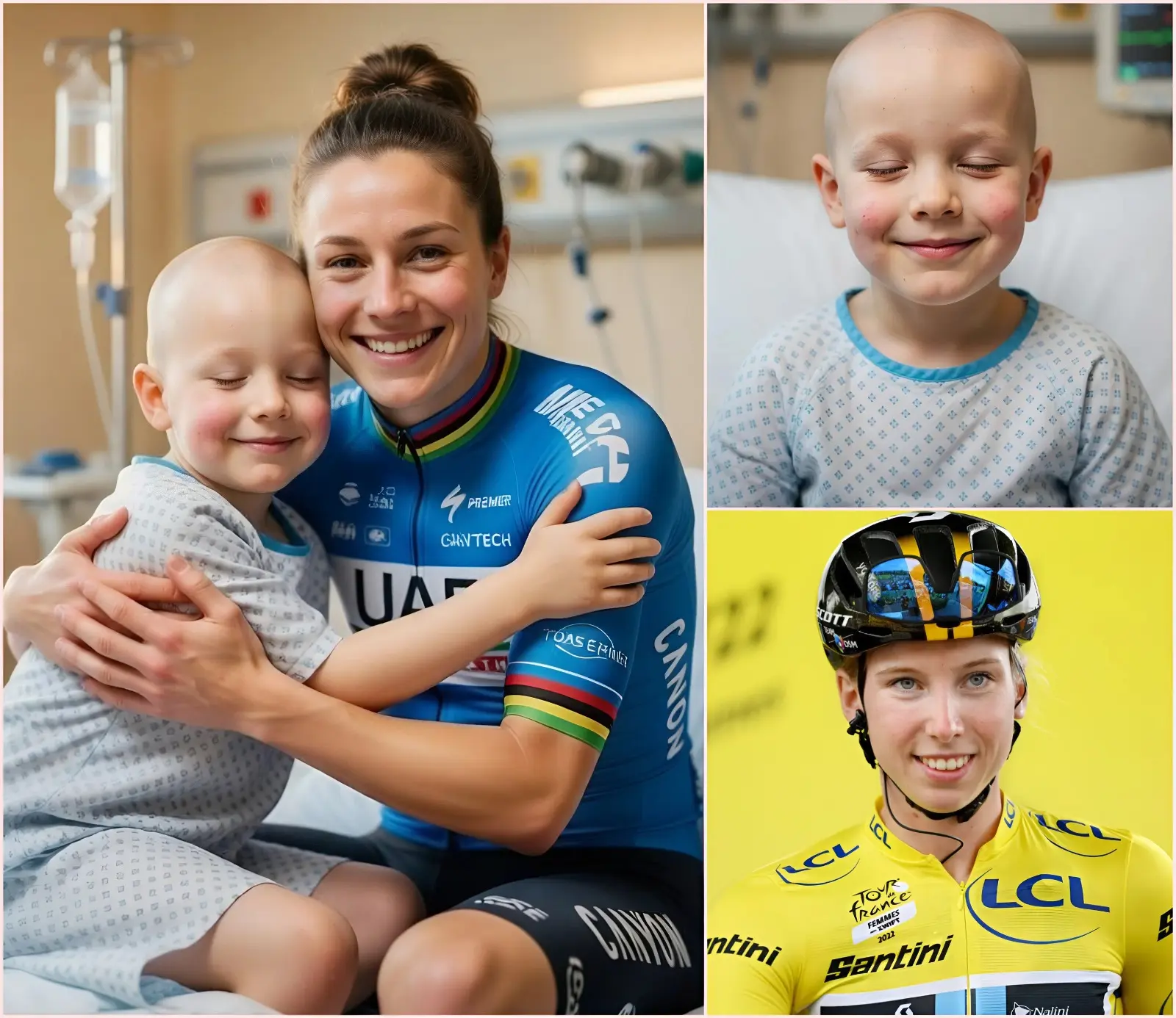 Cover Image for 🚨 Een 7-jarig jongetje dat vecht tegen een kwaadaardige hersentumor onthulde zijn allerlaatste wens: praten met zijn held, Lorena Wiebes. Maar wat Lorena Wiebes deed, was geen simpele telefoontje… hij ging veel verder dan dat, en liet het hele ziekenhuis en de familie van het kind compleet sprakeloos achter. Ontdek alle details in de comments hieronder.