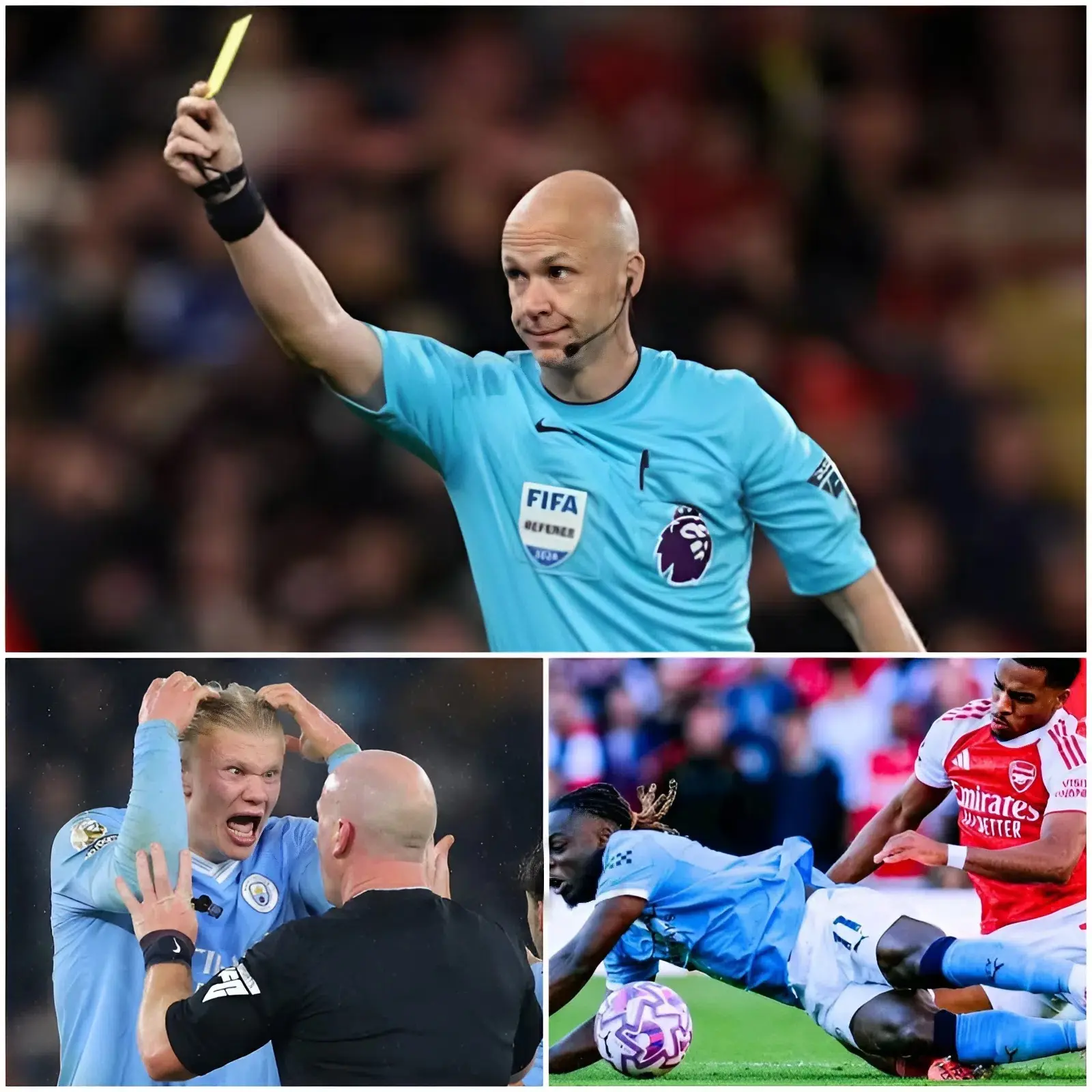 Cover Image for 🚨𝐁𝐑𝐄𝐀𝐊𝐈𝐍𝐆! Richard Keys explains why Anthony Taylor should not officiate Man City vs Arsenal 😳
