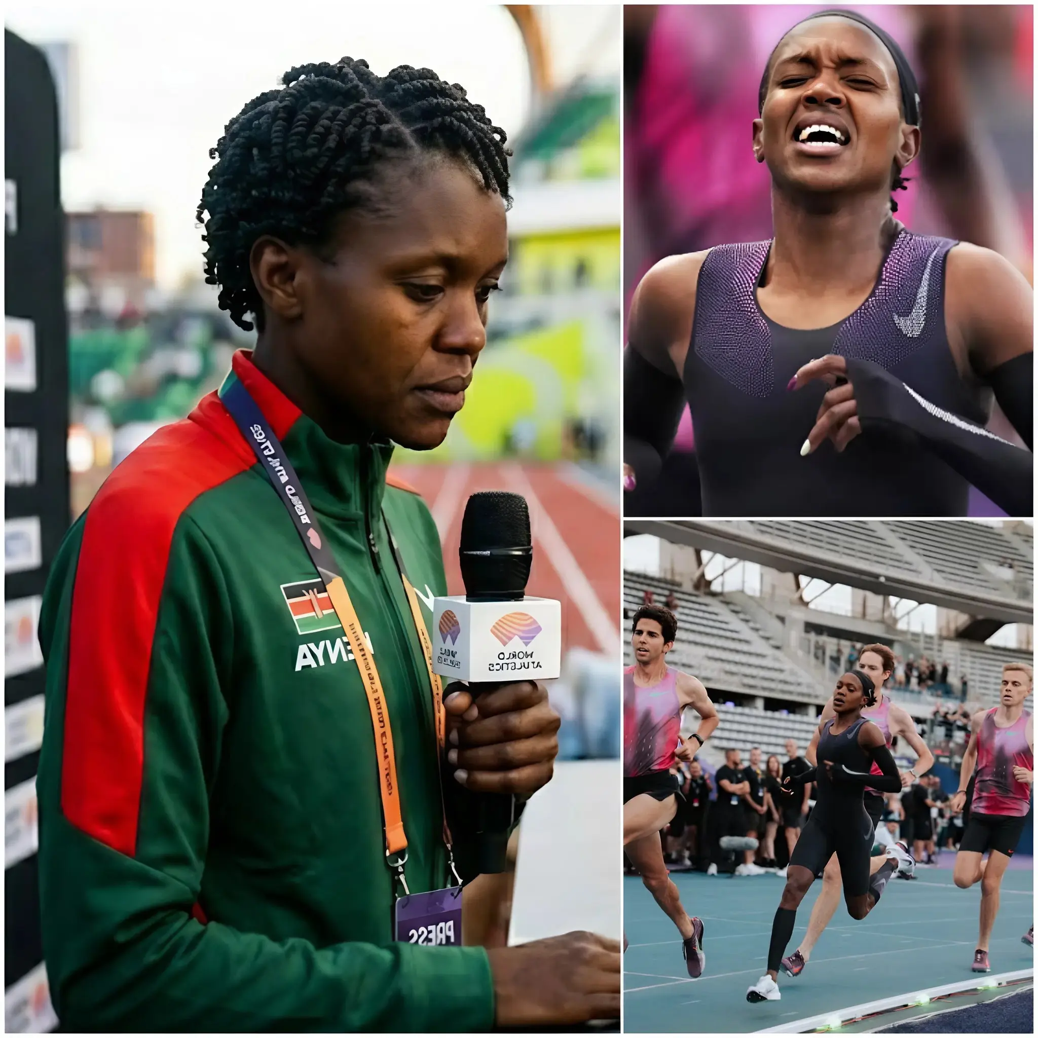 Cover Image for Just a few minutes ago, Faith Kipyegon quietly shared a message no one expected. Still grieving the humiliation and insults from communities across different countries, she revealed something deeply personal…