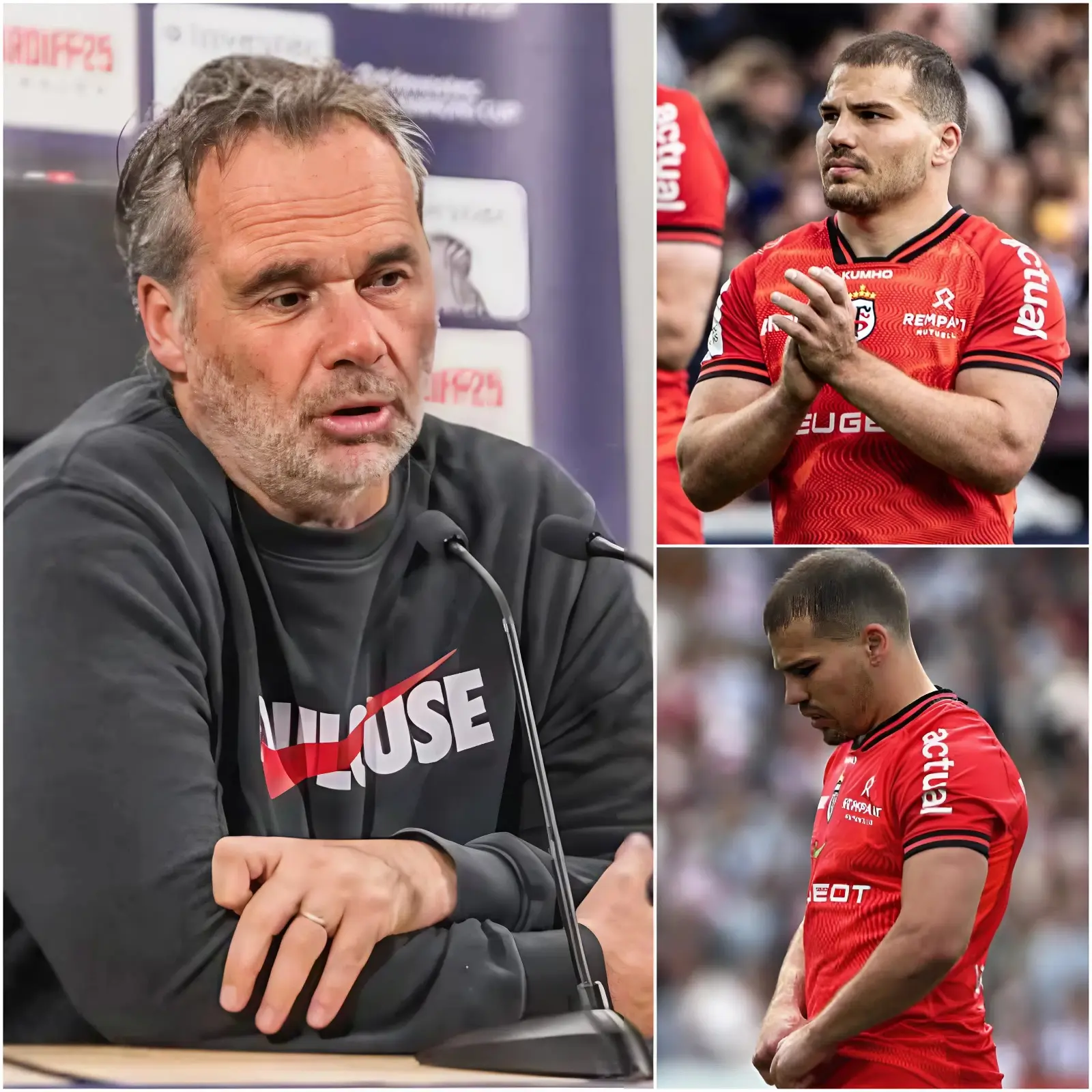 Cover Image for 🚨 DERNIÈRE MINUTE : L’entraîneur Ugo Mola vient de révéler la raison déchirante pour laquelle les joueurs, notamment Antoine Dupont, n’ont pas pu donner le meilleur d’eux-mêmes, ce qui a conduit à la défaite choquante 15-30 contre l’Union Bordeaux Bègles.