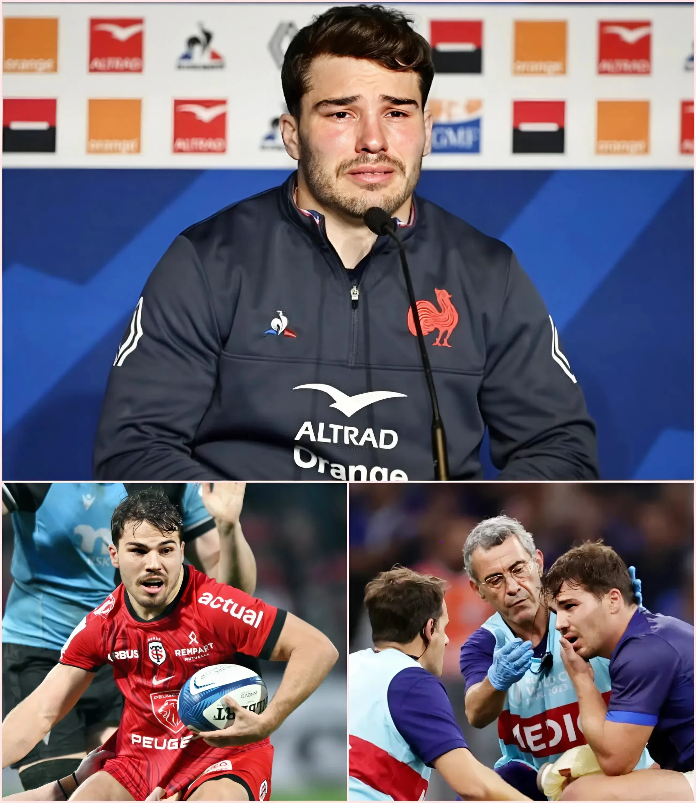 Cover Image for 💔 LARMES DANS LE CALENDRIER DU RUGBY : Antoine Dupont s’effondre dans une confession poignante : « Je ne veux plus garder le secret, pardonnez-moi. »