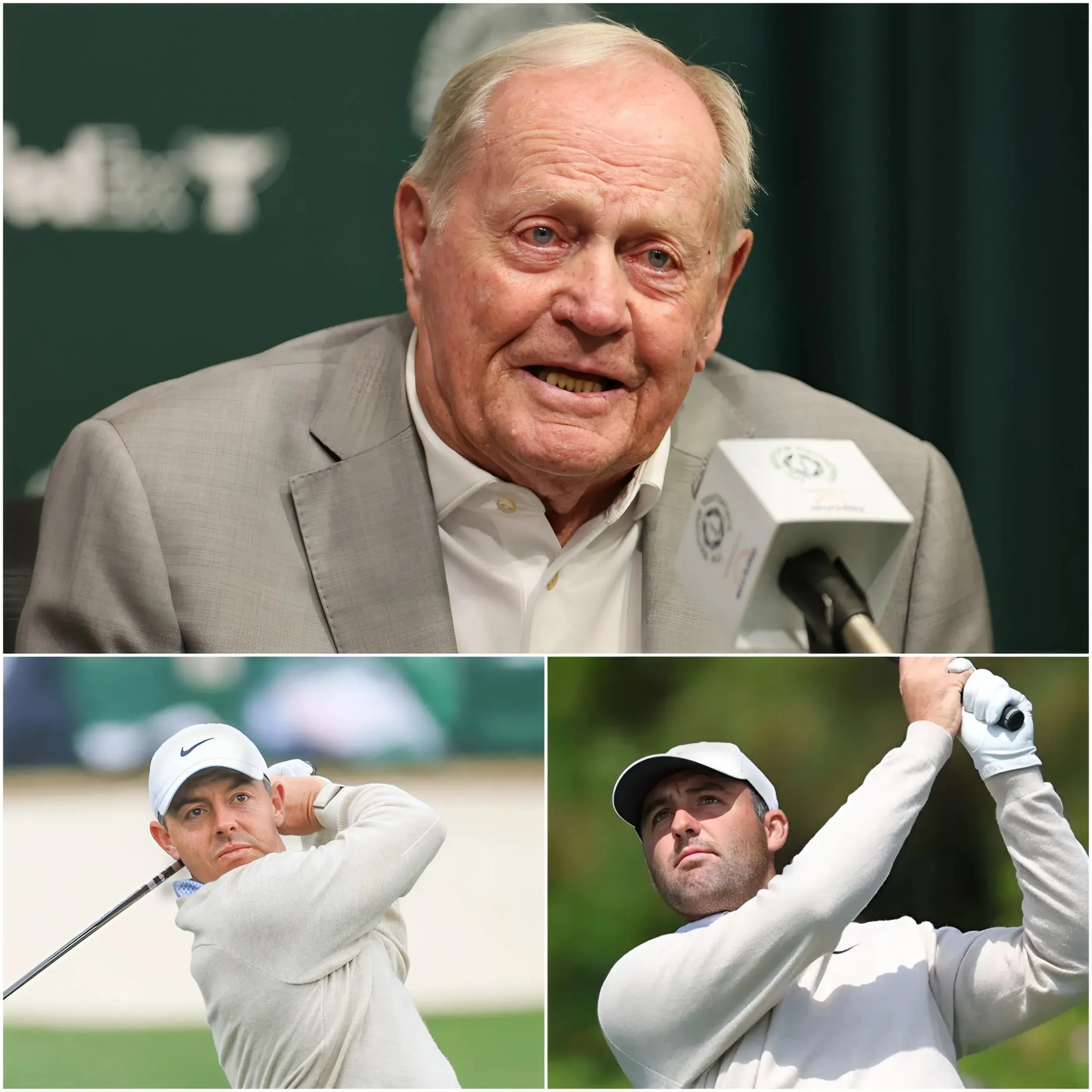 Cover Image for 🔴 “I HAVE TO SAY IT, EVEN IF IT HURTS” – Jack Nicklaus sent shockwaves through the golf world immediately after Scottie Scheffler’s narrow defeat to Rory McIlroy in the 2026 Masters final, where he lost the championship in the decisive moment and was left with a heartbreaking runner-up finish.