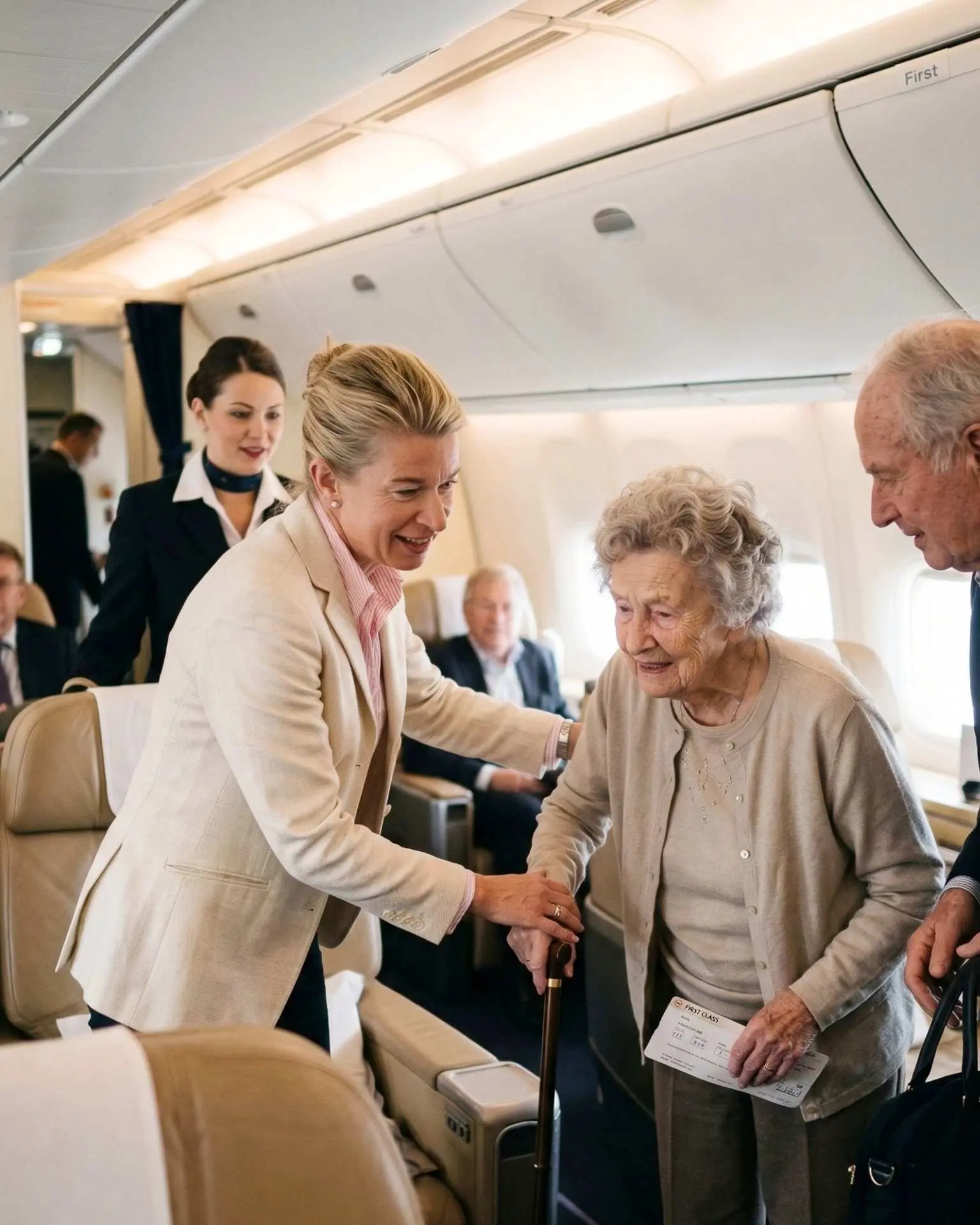 Cover Image for 🚨 BREAKING: The media world is buzzing after Katie Hopkins surprised passengers on a commercial flight with an unexpected act of kindness.
