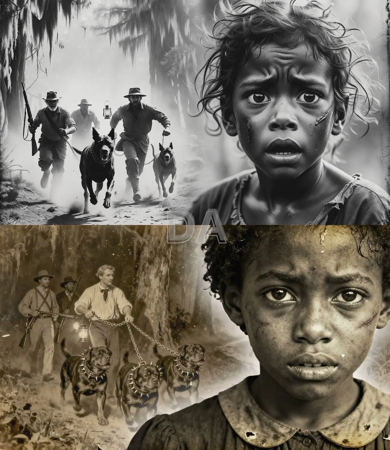 Cover Image for Eles soltaram 3 Rottweilers para rastrear uma garota escravizada… 8 horas depois, alg0 aconteceu